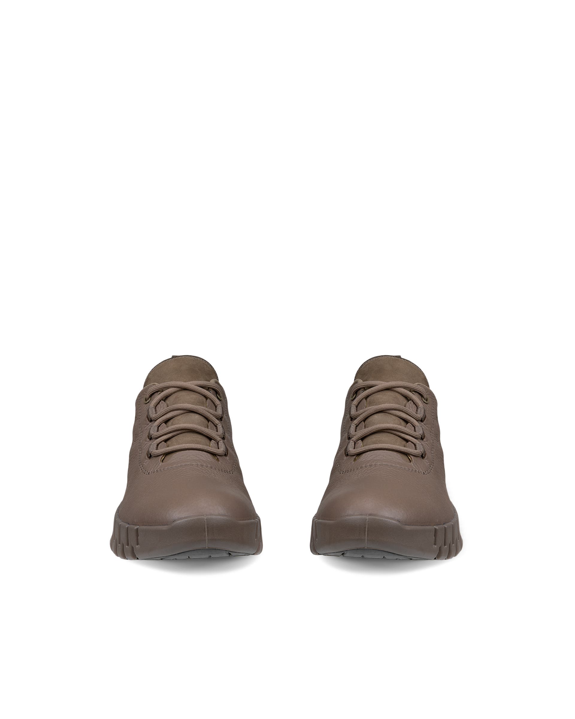 ECCO® GRUUV Skinnsneaker med Gore-Tex dam - Brun - Front pair