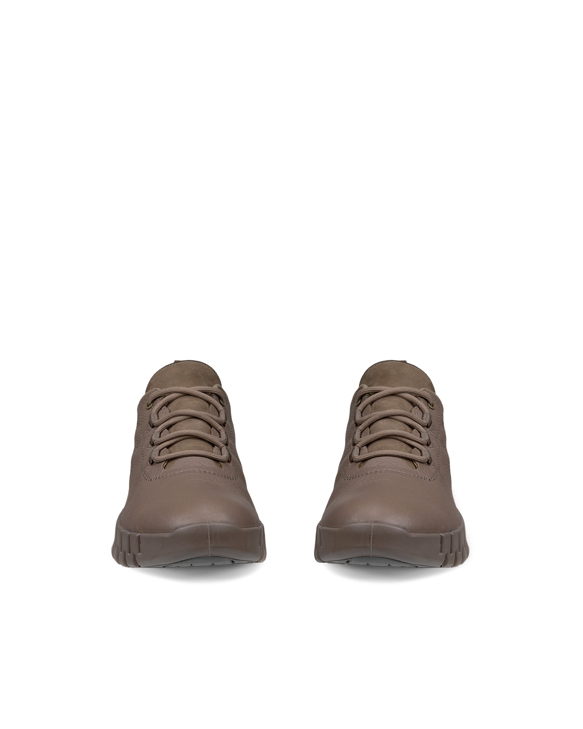 ECCO® GRUUV Skinnsneaker med Gore-Tex dam - Brun - Front pair