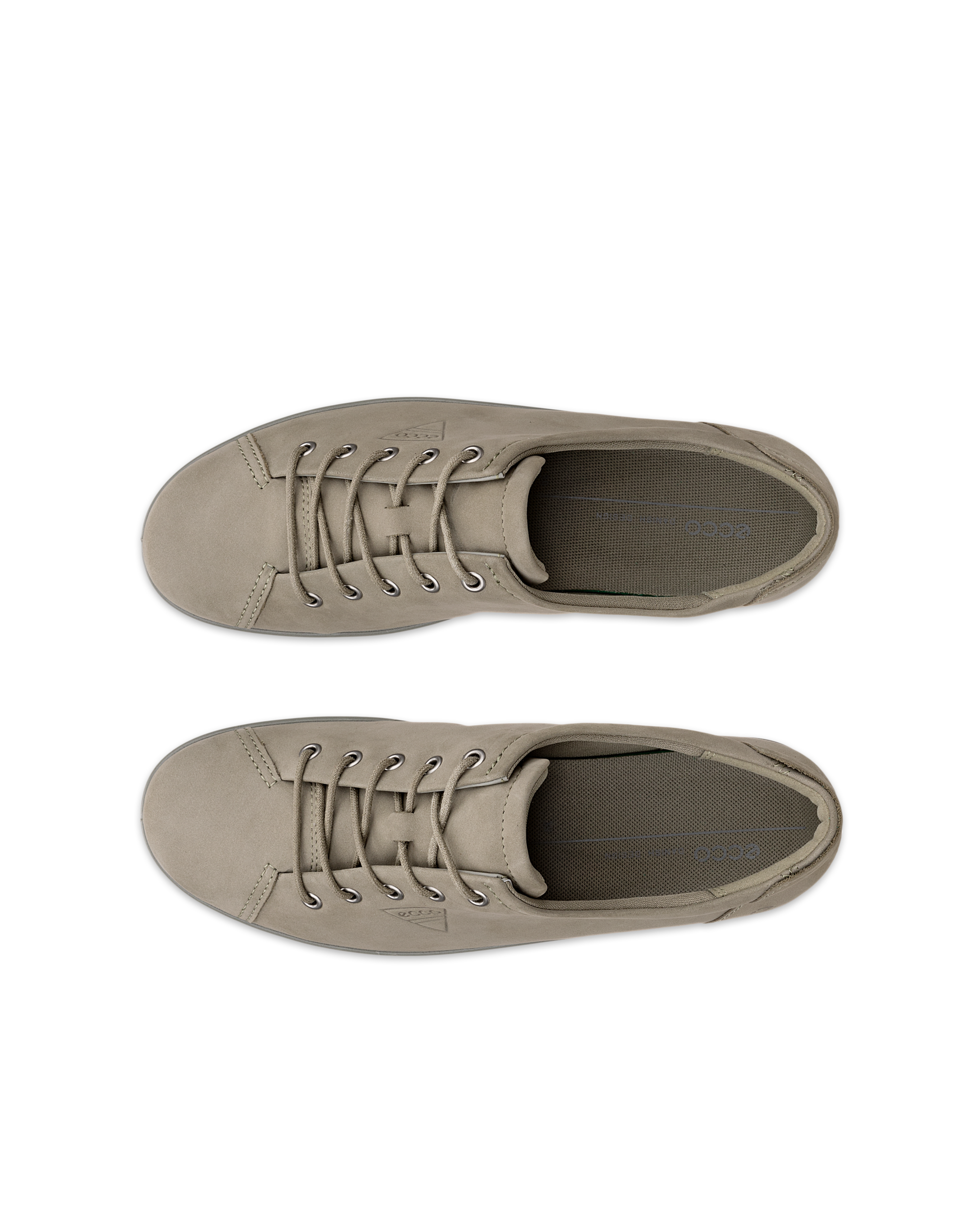 ECCO® SOFT 2.0 női nubuk cipő - Zöld - Top left pair