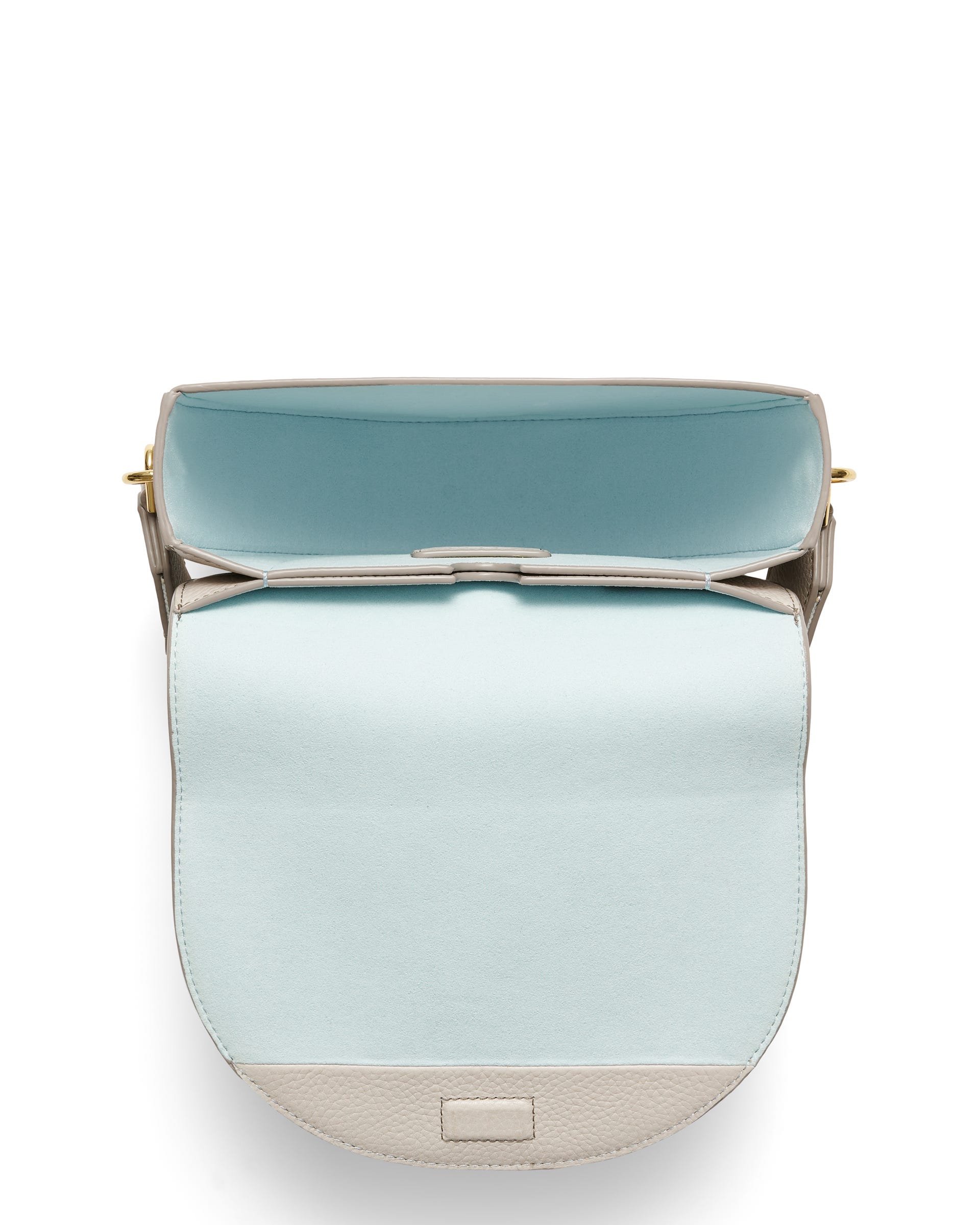 ECCO Saddle Pebbled レザーショルダーバッグ - ベージュ - Birdeye