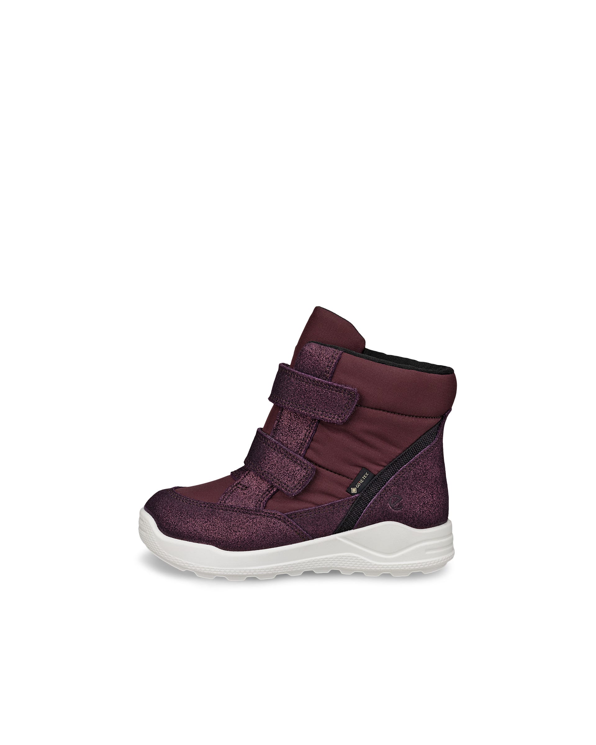 Kids' ECCO® Urban Mini Suede Gore-Tex Mid-Cut Boot - Purple - Outside