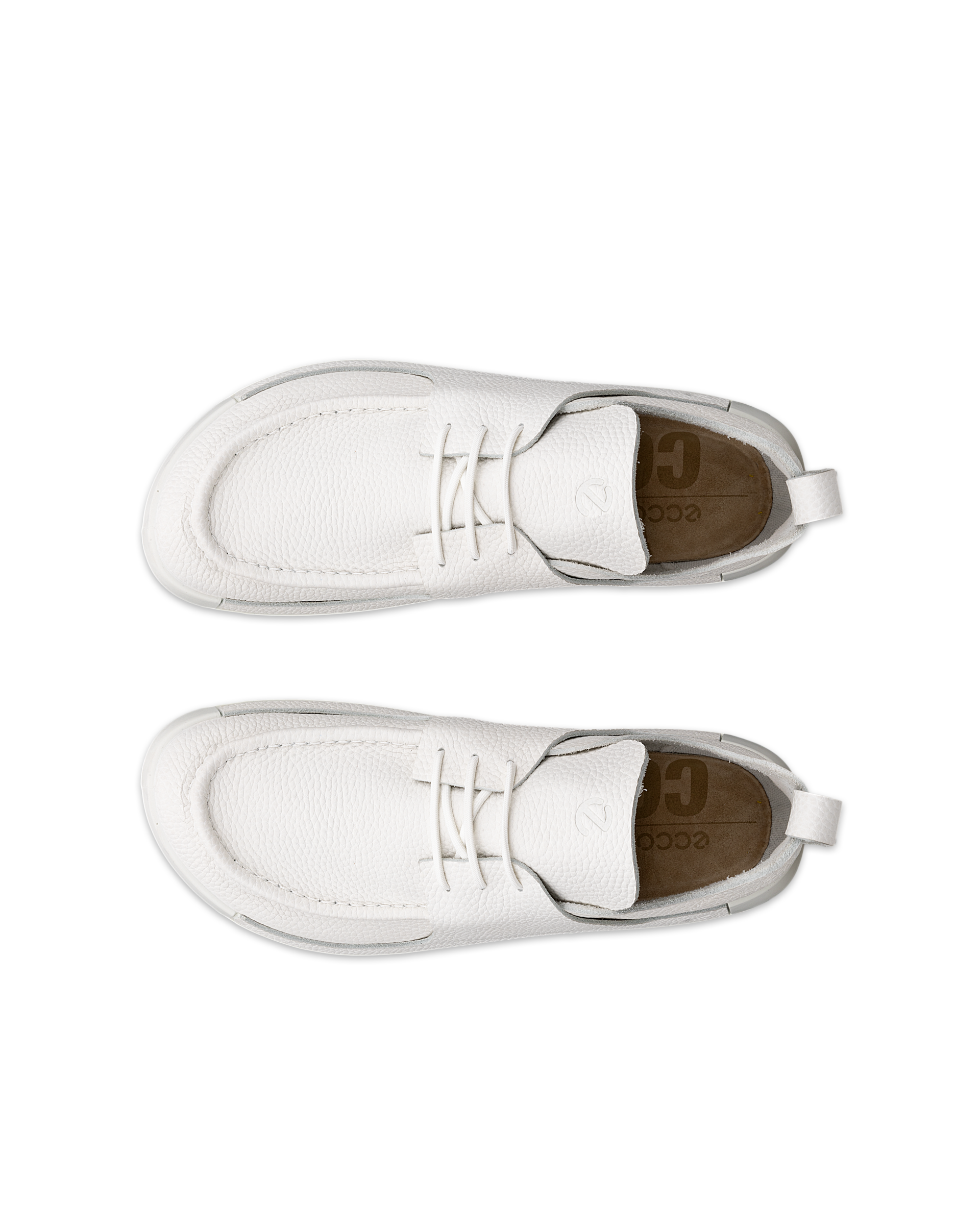 Miesten ECCO® Cozmo nahkakengät mokkasiinisaumalla - Valkoinen - Top left pair