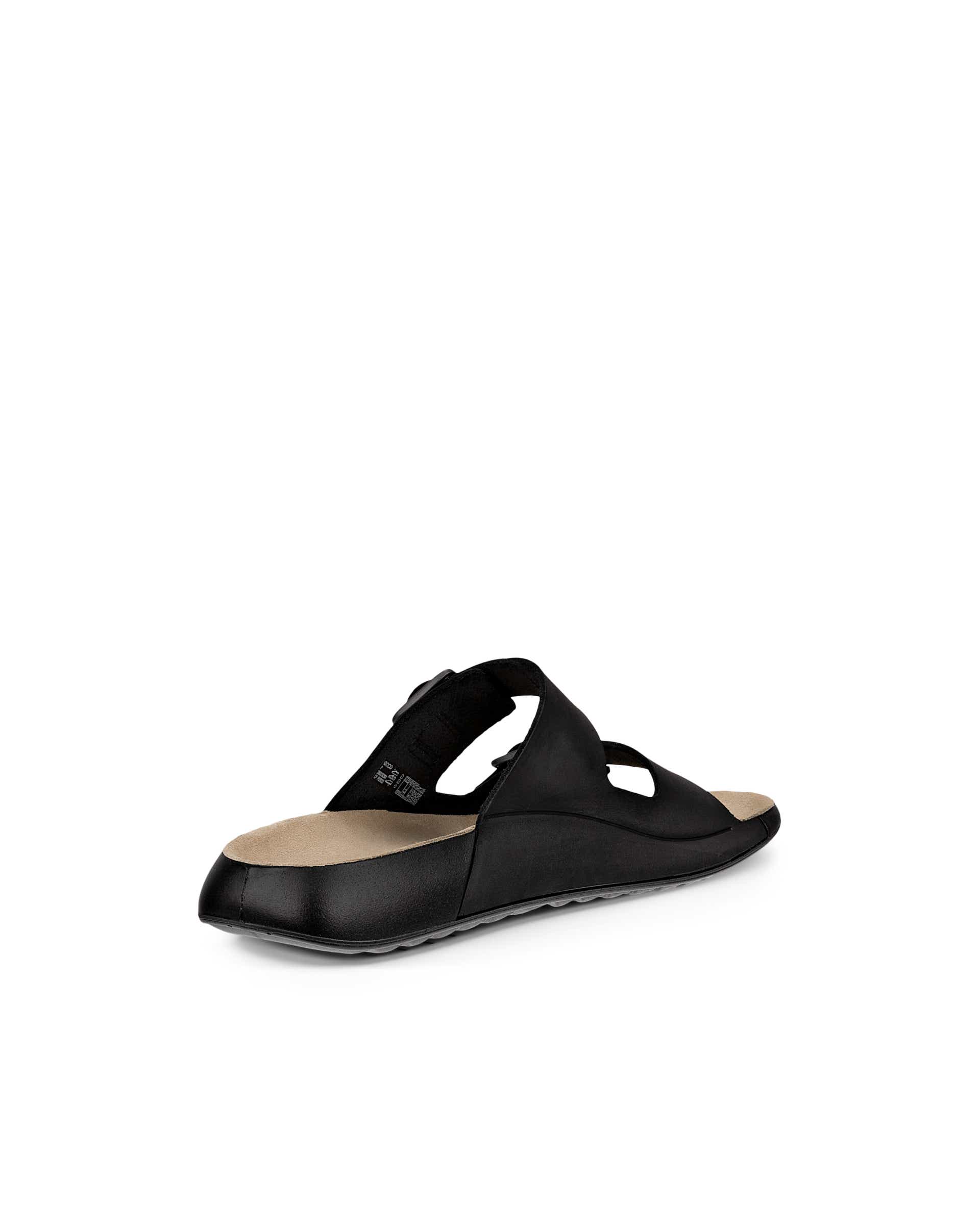 Dámské nubukové páskové sandály ECCO® COZMO - Černá - Back