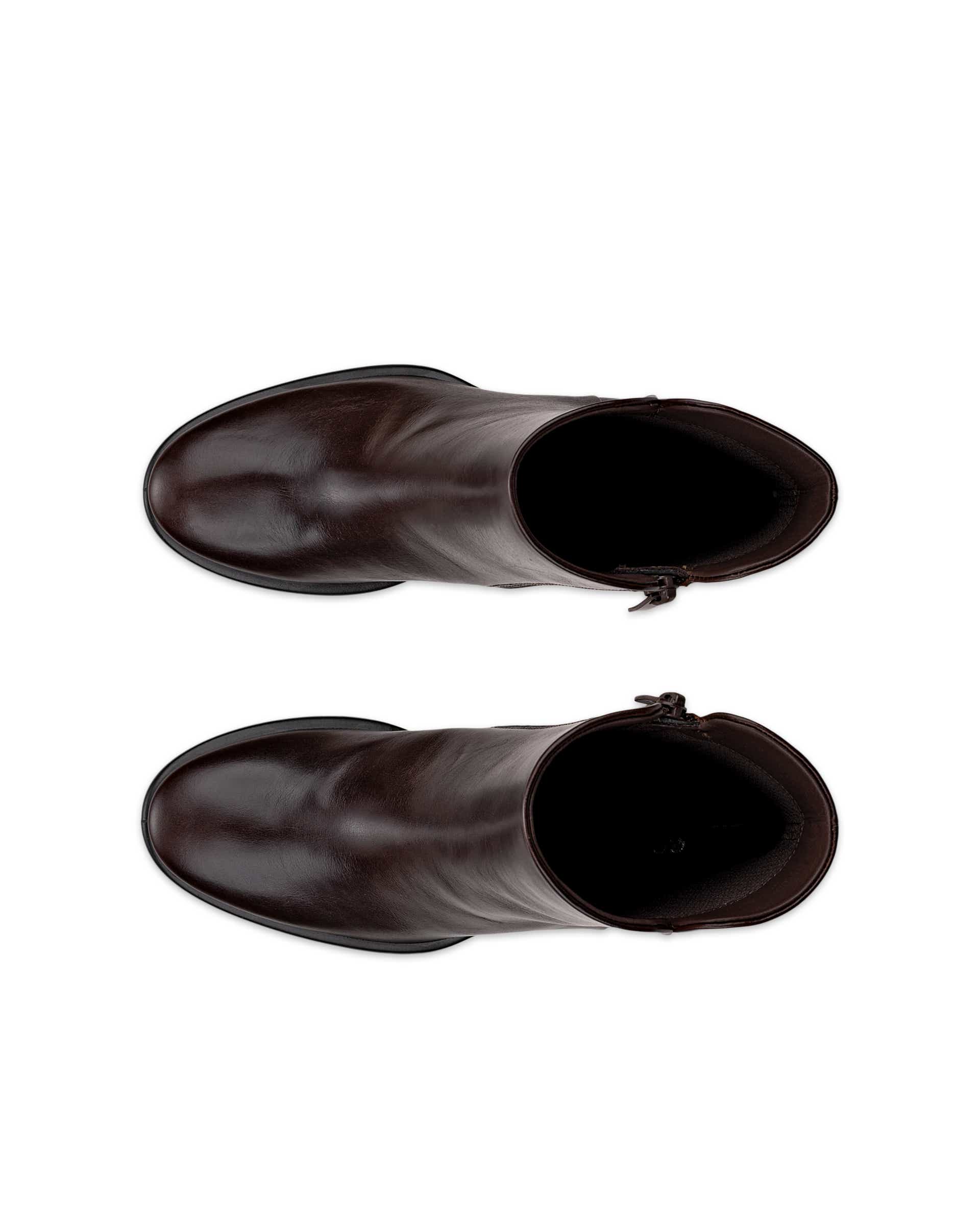 ECCO® SCULPTED LX 55 bottes mi-hautes en cuir pour femme - Marron - Top left pair