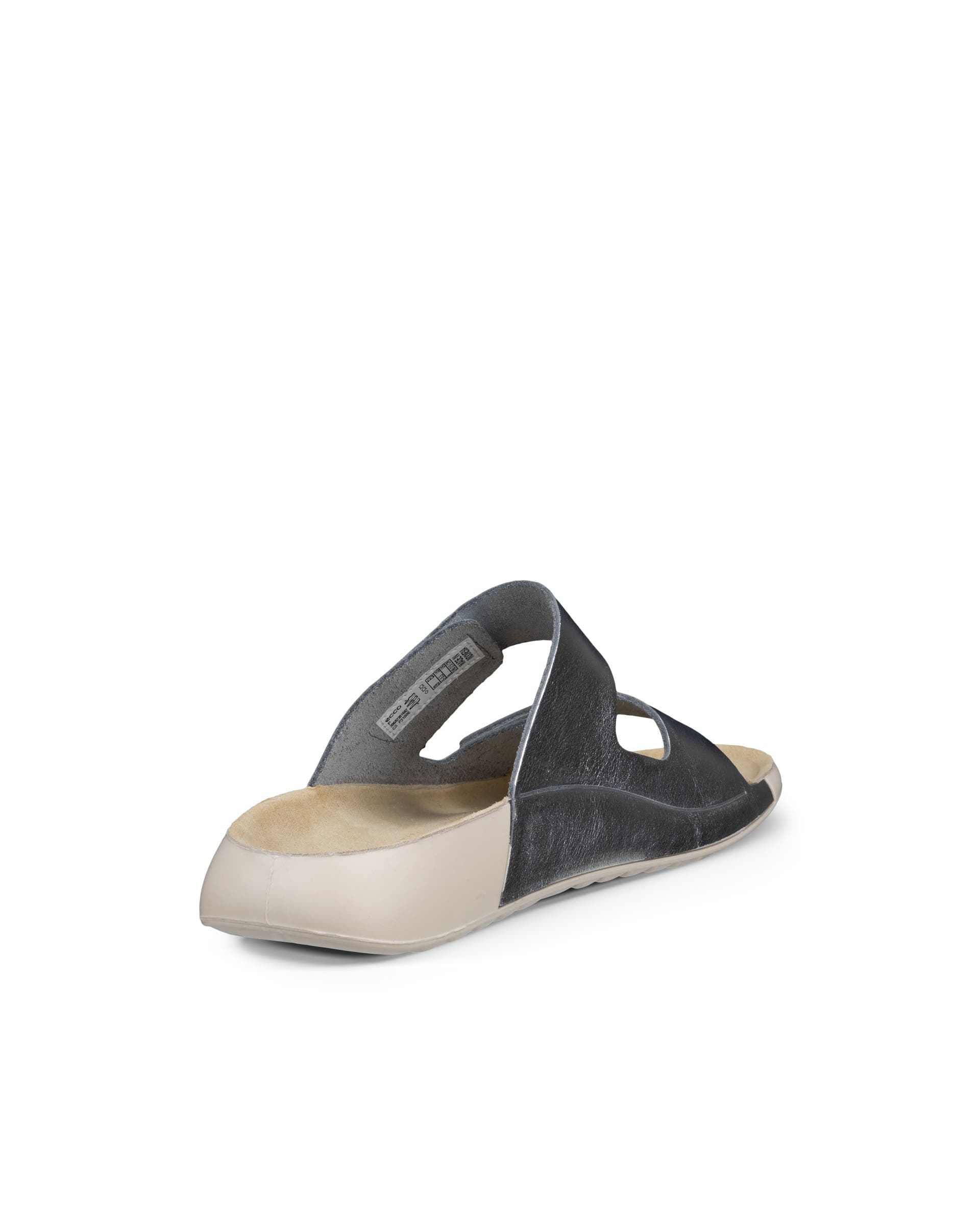 ECCO® Cozmo Skinnsandal med två remmar dam - Metallic - Back