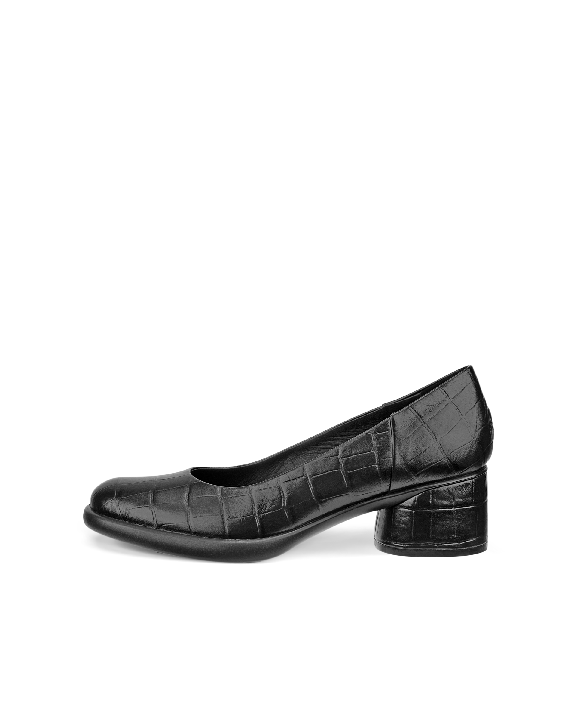 ECCO Sculpted LX 35 ウィメンズ レザーブロックヒールパンプス