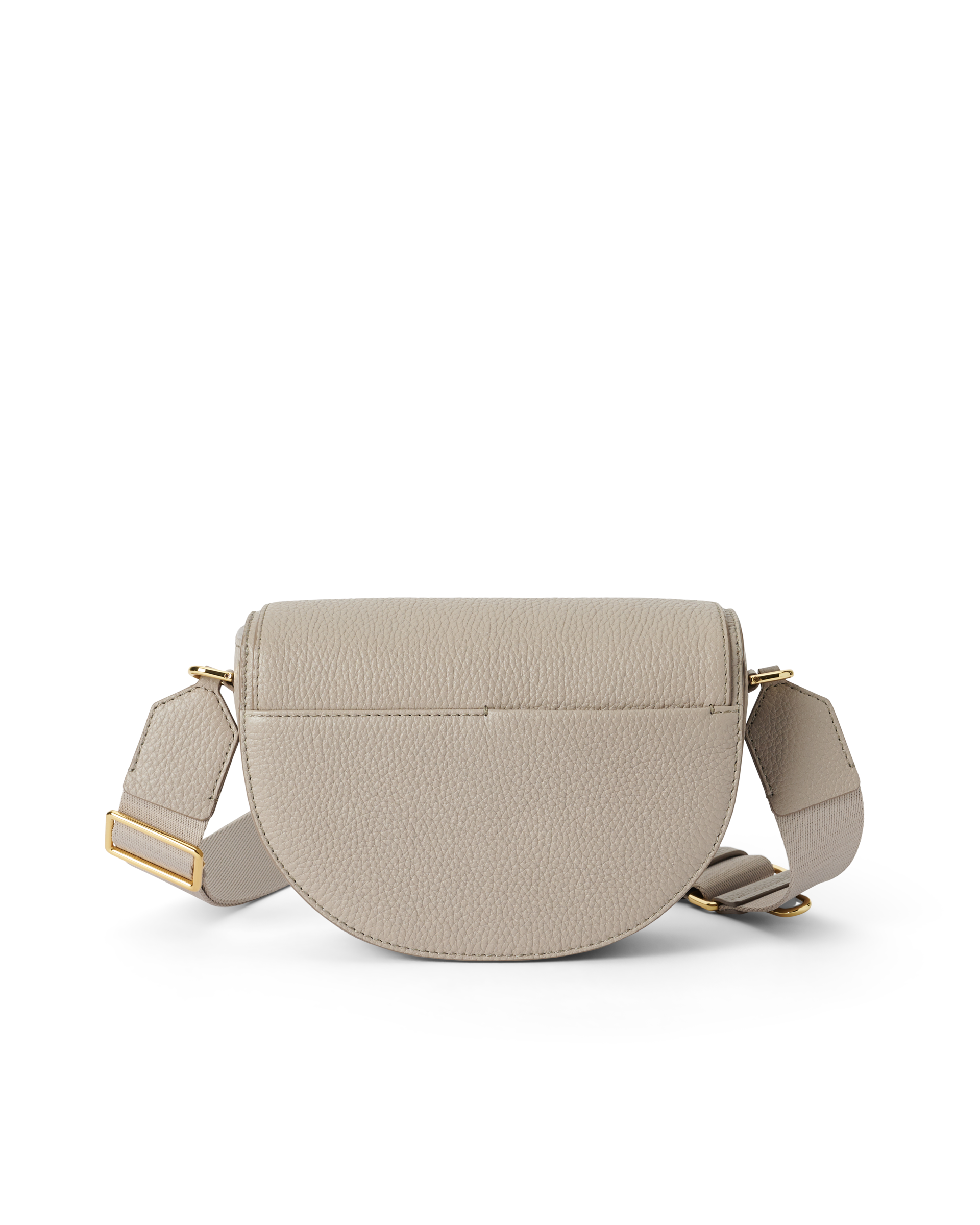 ECCO® Saddle Bag Umhängetasche aus Leder - Beige - Back