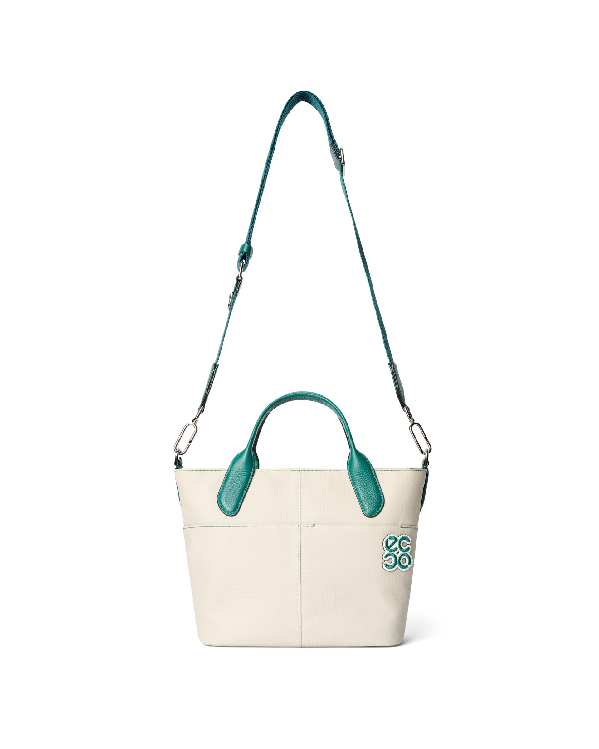 ECCO® Golf Shopper aus Leder - Beige - Detail-2