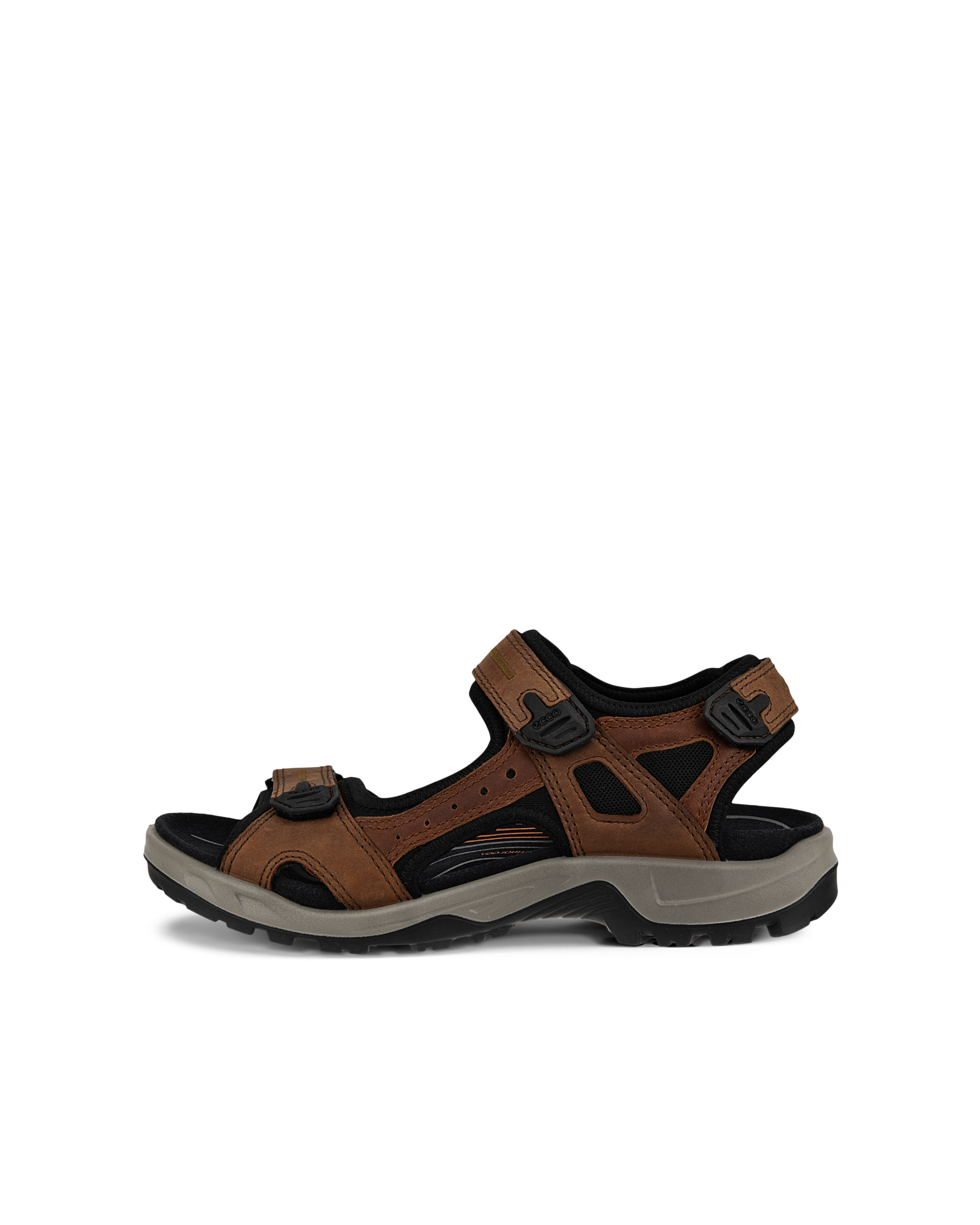 Men's ECCO® Offroad Nubuck Outdoor Sandal Brown