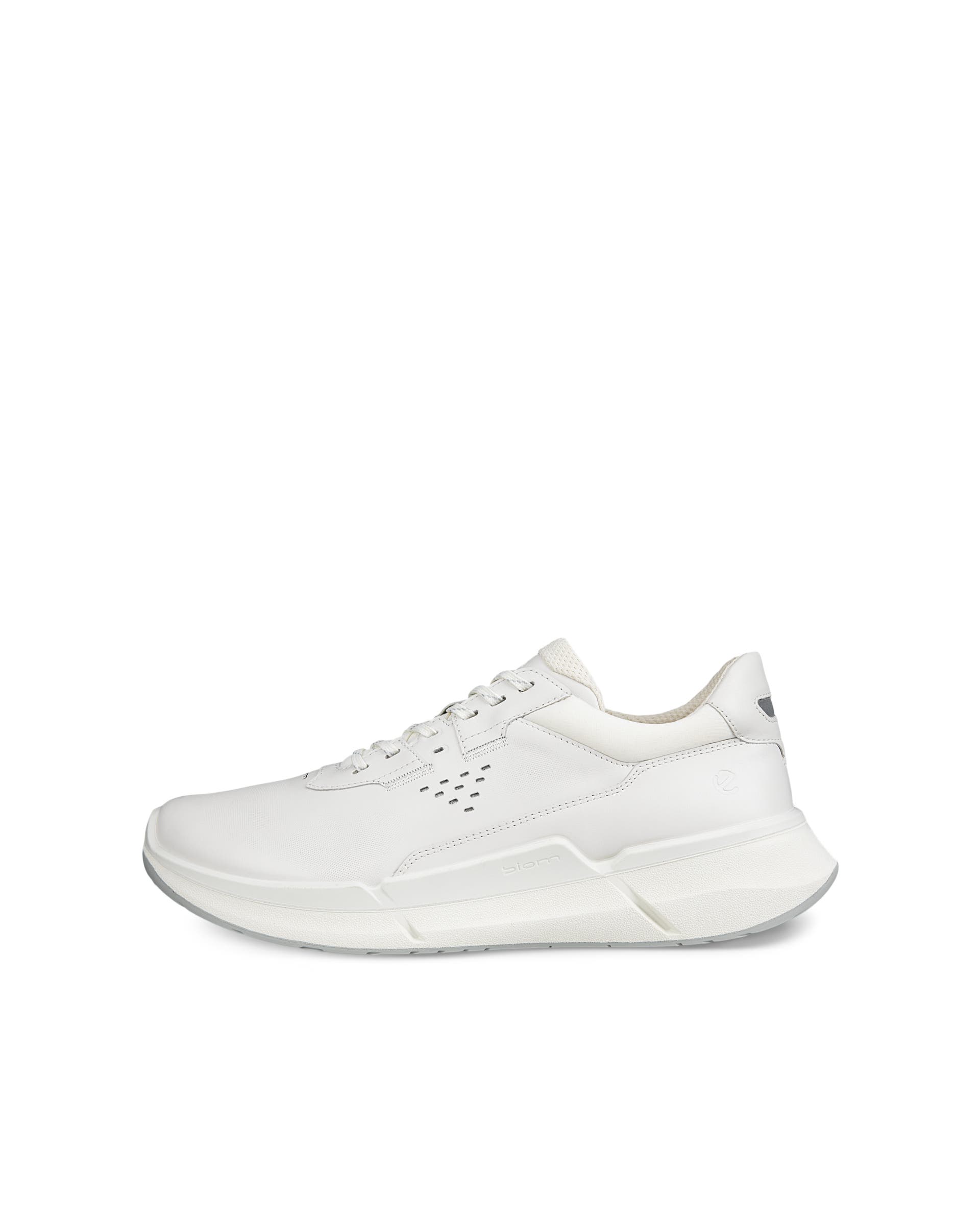 Men's ECCO® Biom 2.2 Nubuck Sneaker - White - Outside