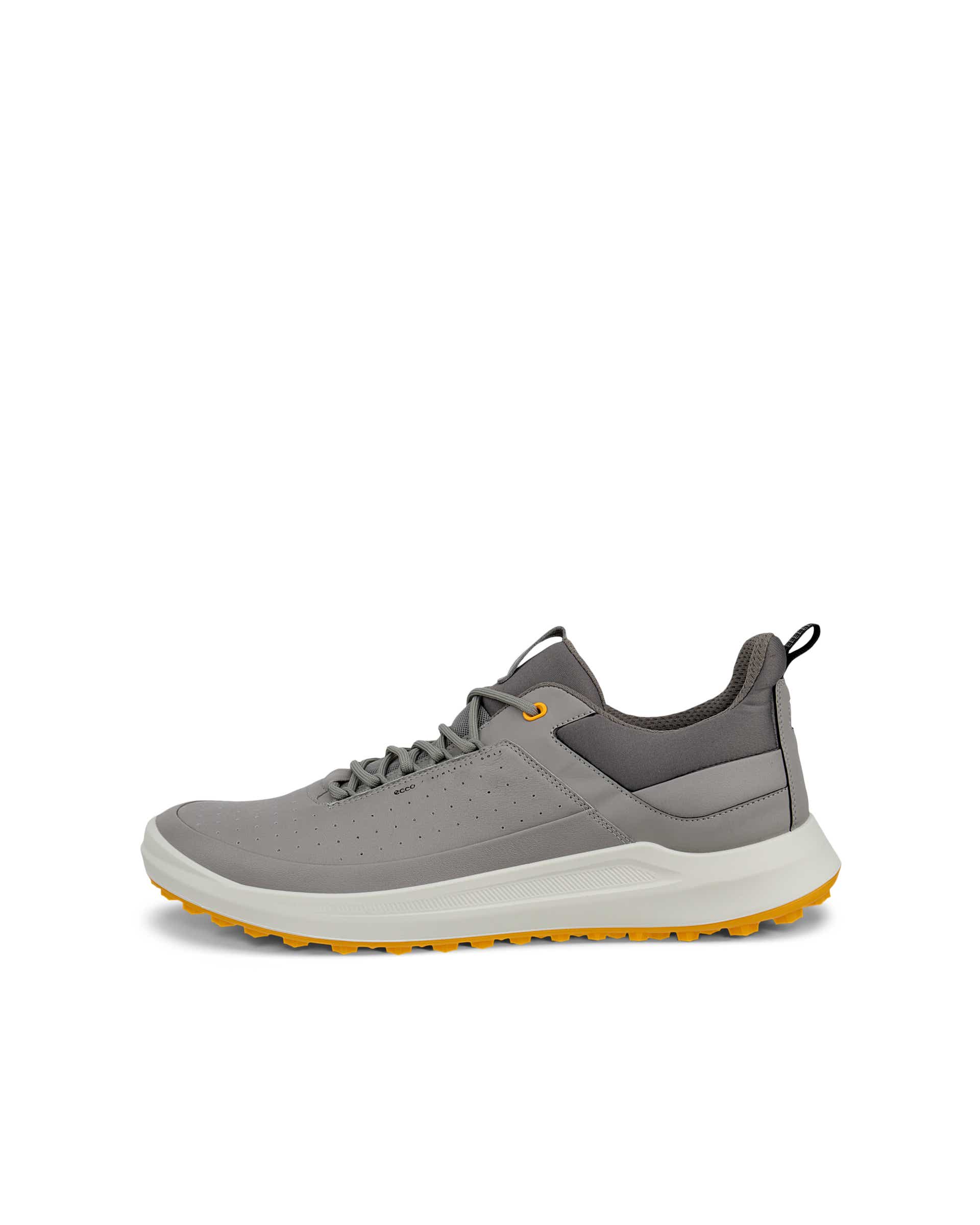 Men's ECCO® Golf Core Leather Golf Shoe - Gray - Outside