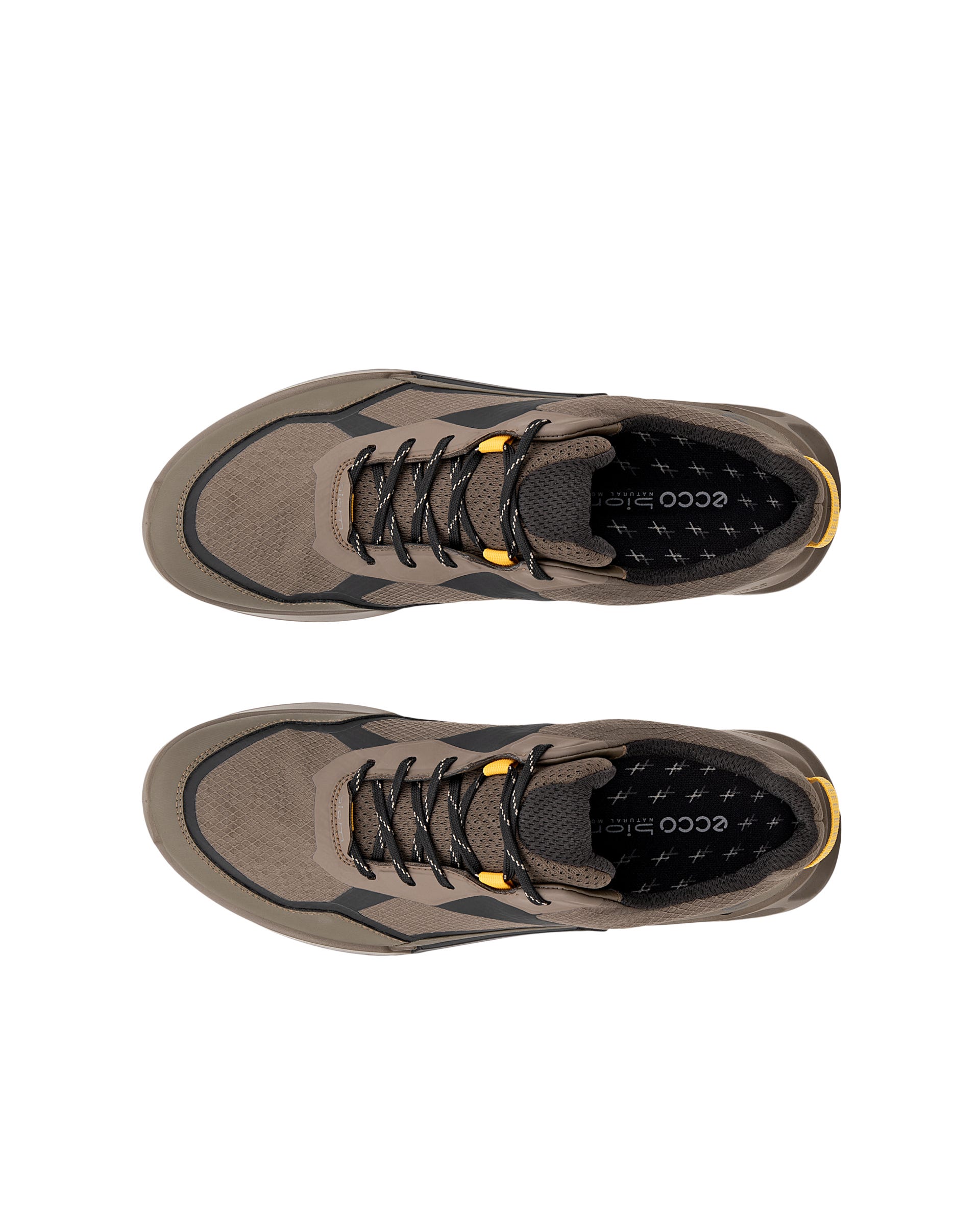 ECCO® BIOM 2.1 X MOUNTAIN Hög hikingsko i textil med Gore-Tex herr - Brun - Top left pair
