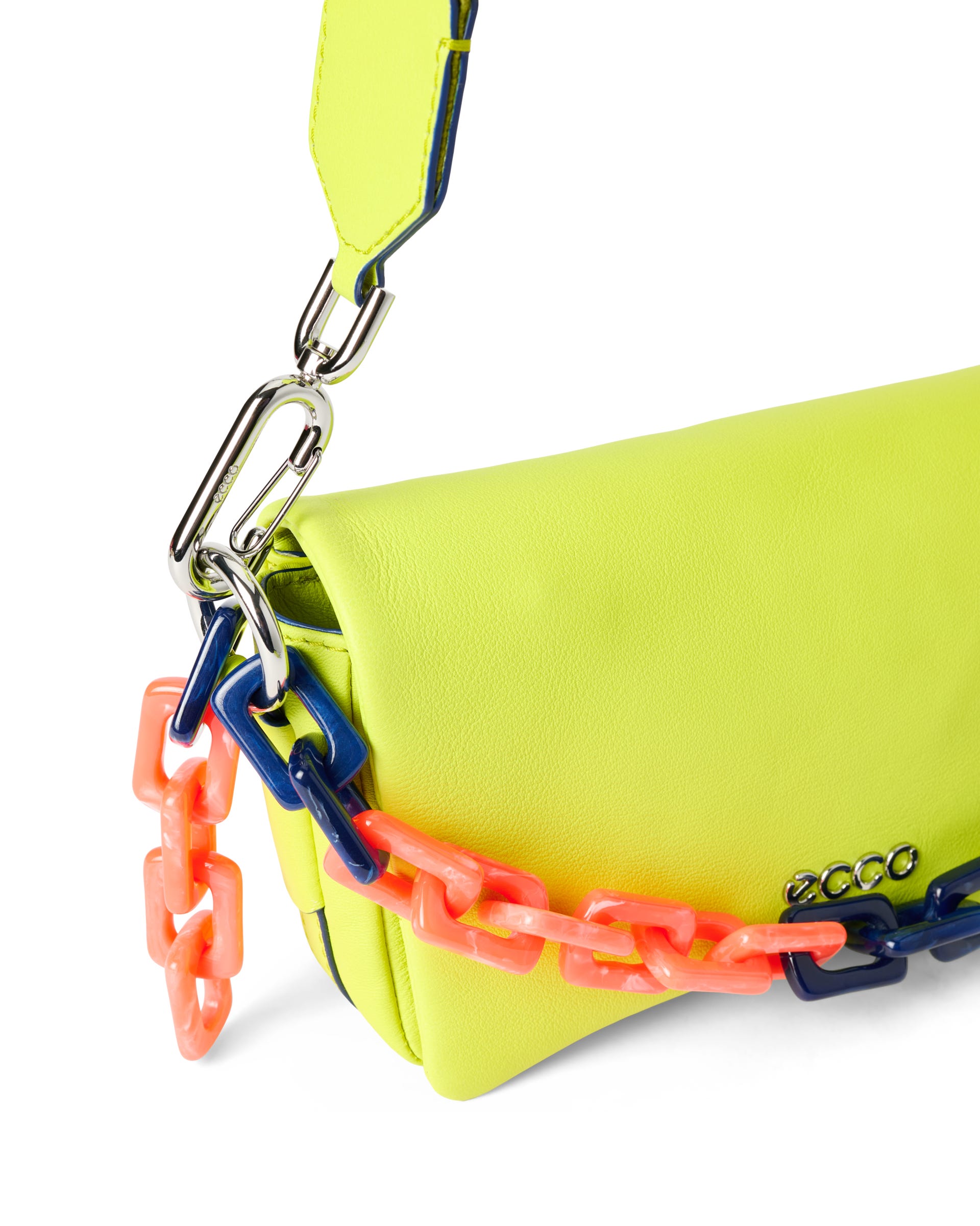 ECCO® Medium Chain Soft Leather Pinch Crossbody and Shoulder Bag