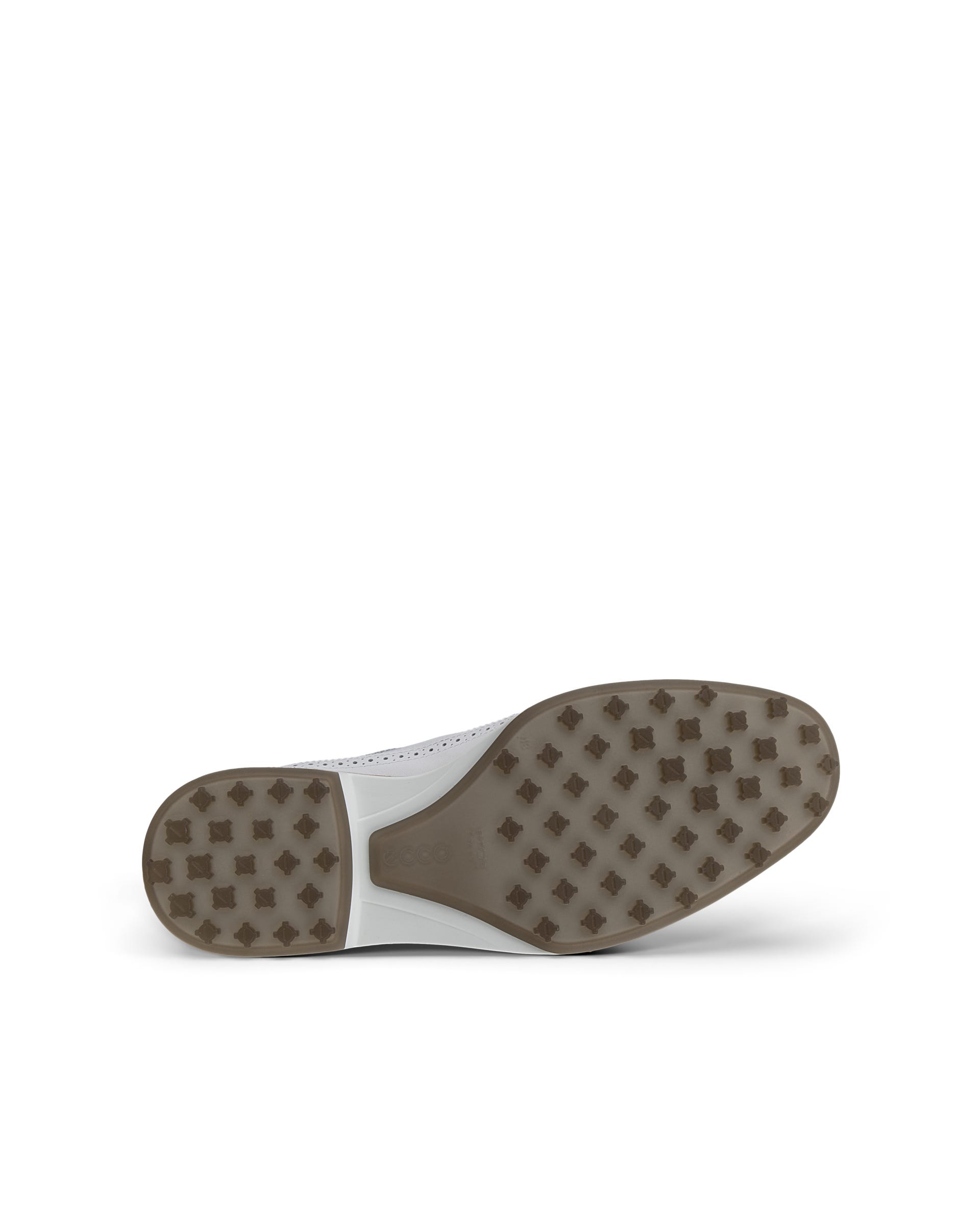 Men's ECCO® Golf Classic Hybrid (Kiltie Edition) Leather Golf Shoe - White - Sole