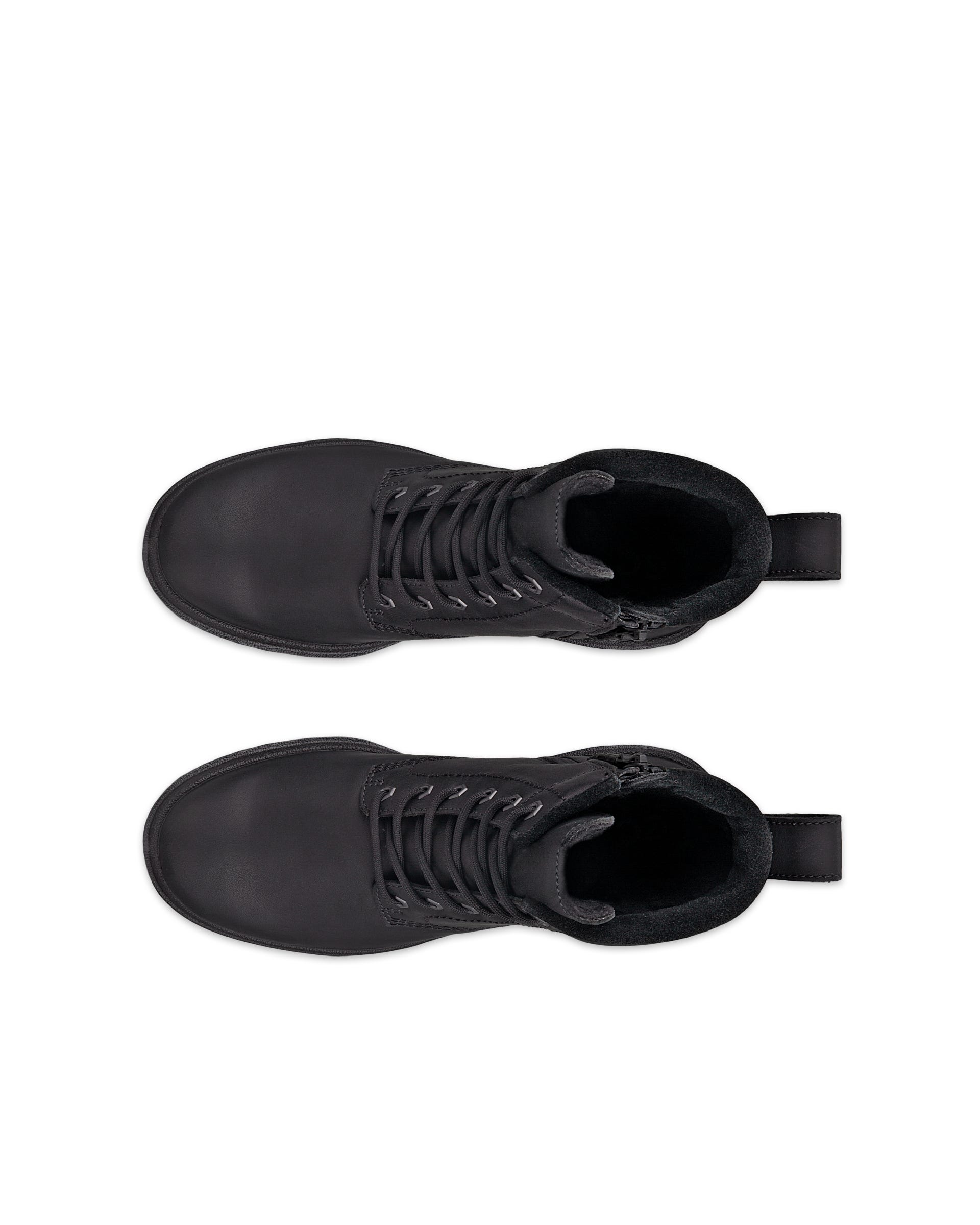 ECCO® Grainer odiniai suvarstomi auliniai batai moterims - Juoda - Top left pair