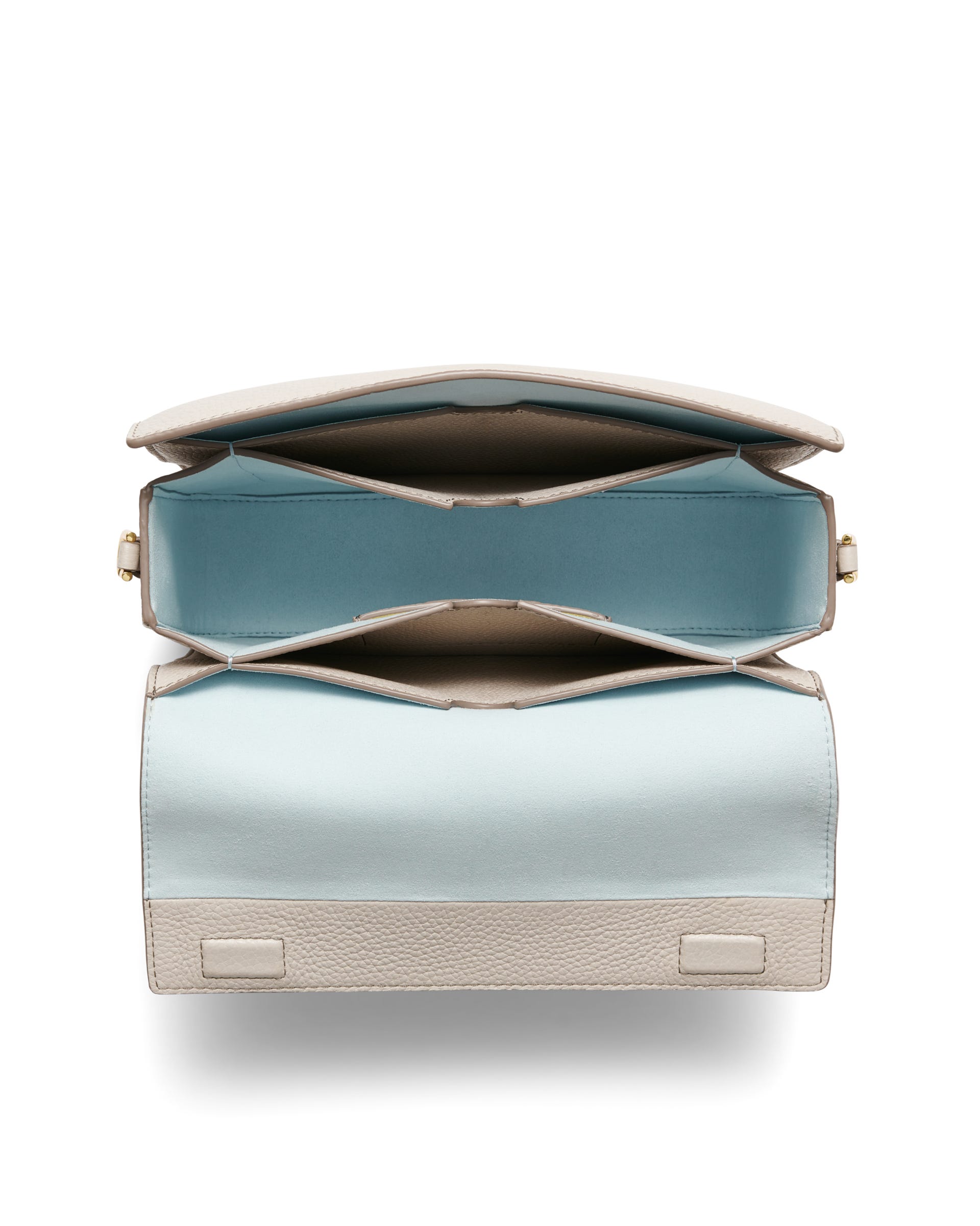 ECCO Pinch Large Pebbled レザークロスボディバッグ - ベージュ - Birdeye