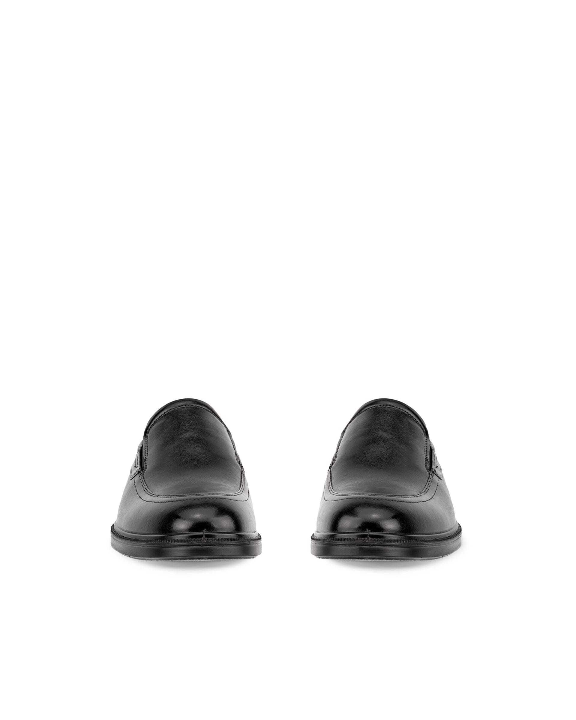 Zapatos de piel sin cordones ECCO® Lisbon para hombre - Negro - Front pair