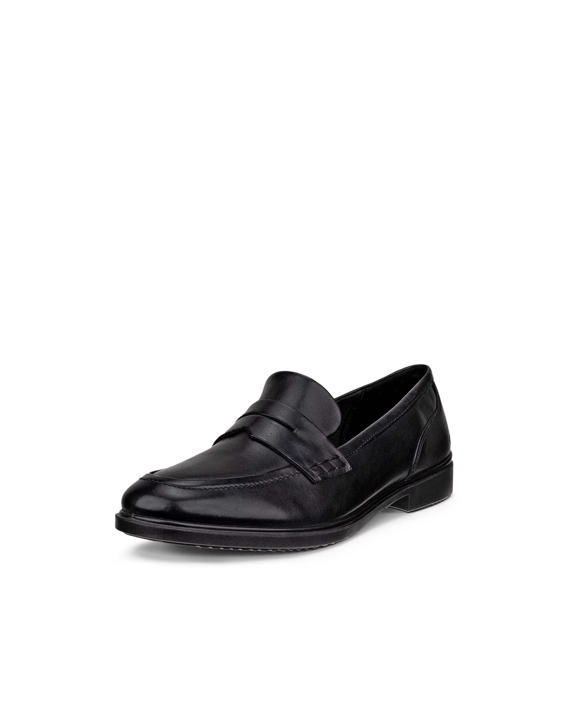 Women's ECCO® Dress Classic 15 Leather Loafer - Black - Main