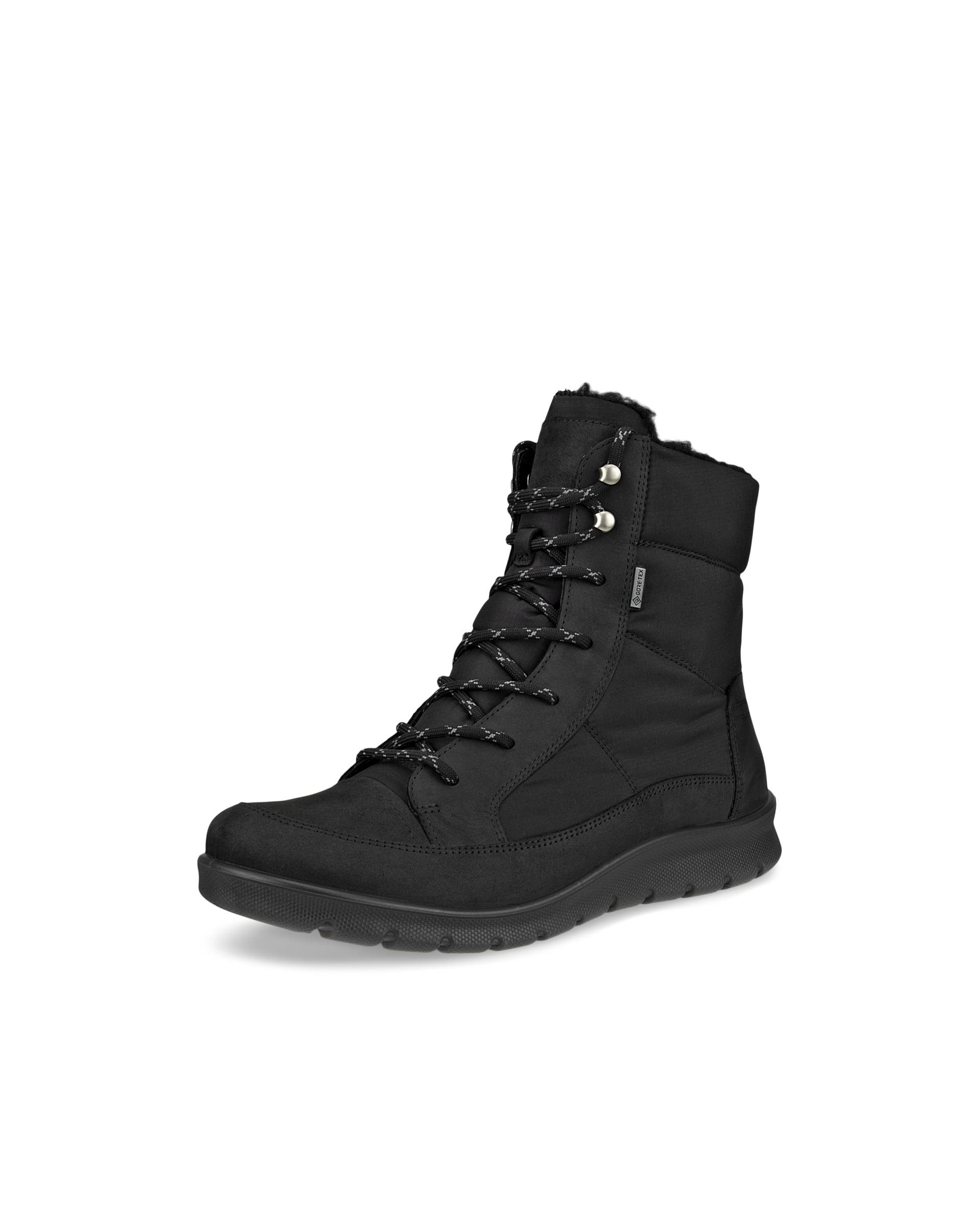 ECCO® Babett mellemhøj Gore-Tex udendørsstøvle i nubuck til damer - Sort - Main