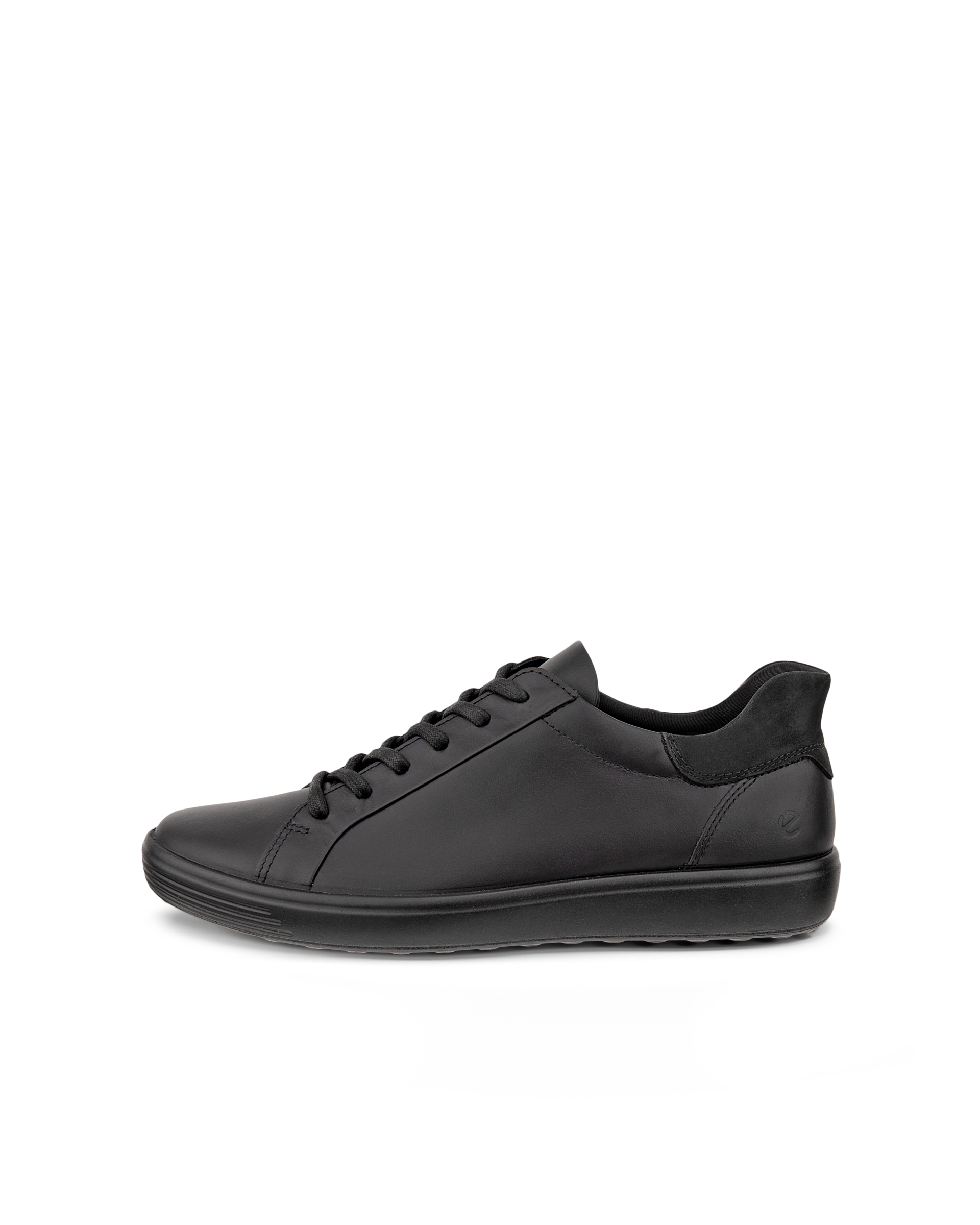 ECCO® Soft 7 Damen Ledersneaker - Schwarz - Outside