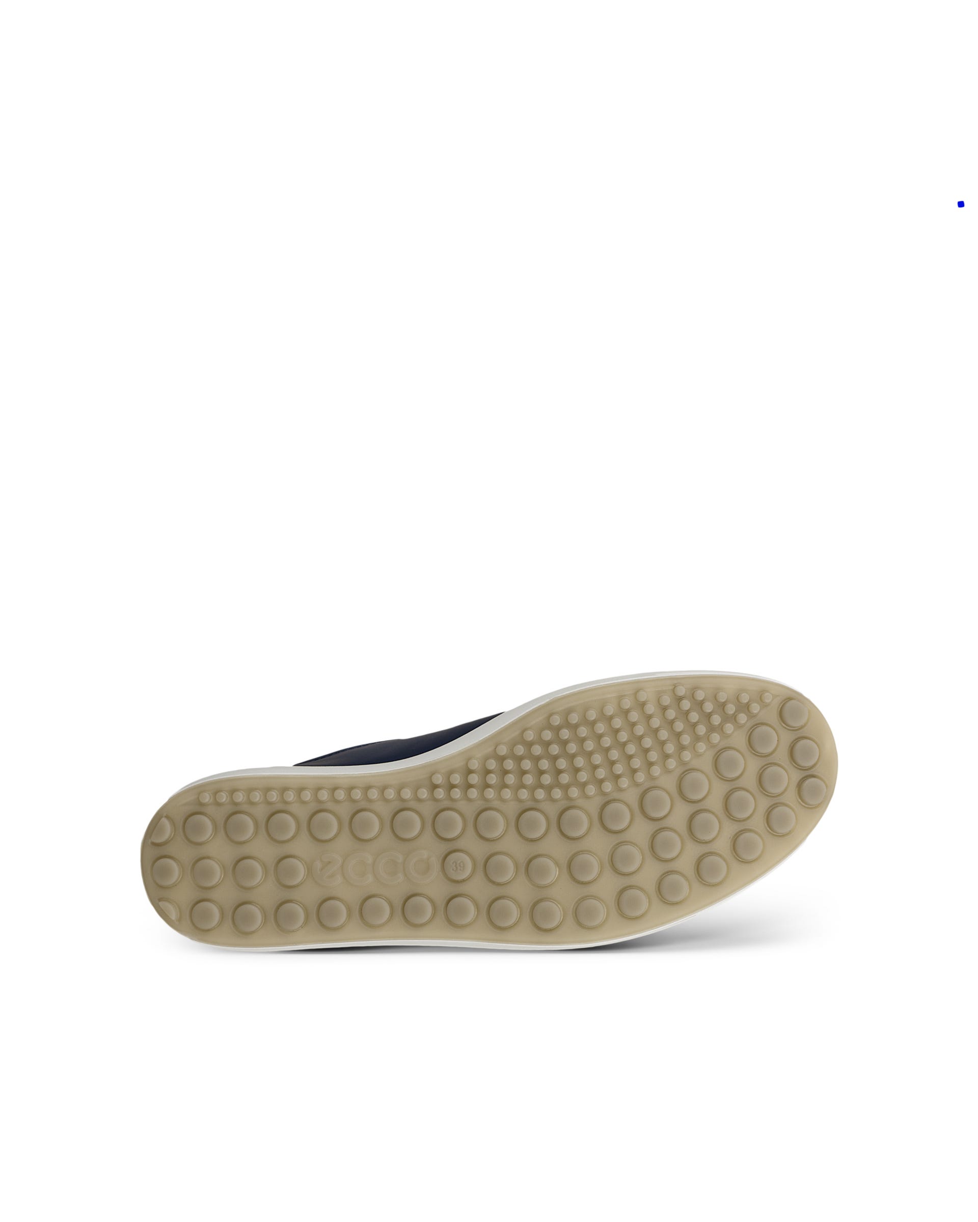 Women's ECCO® Soft 7 Leather Trainer - Blue - Sole