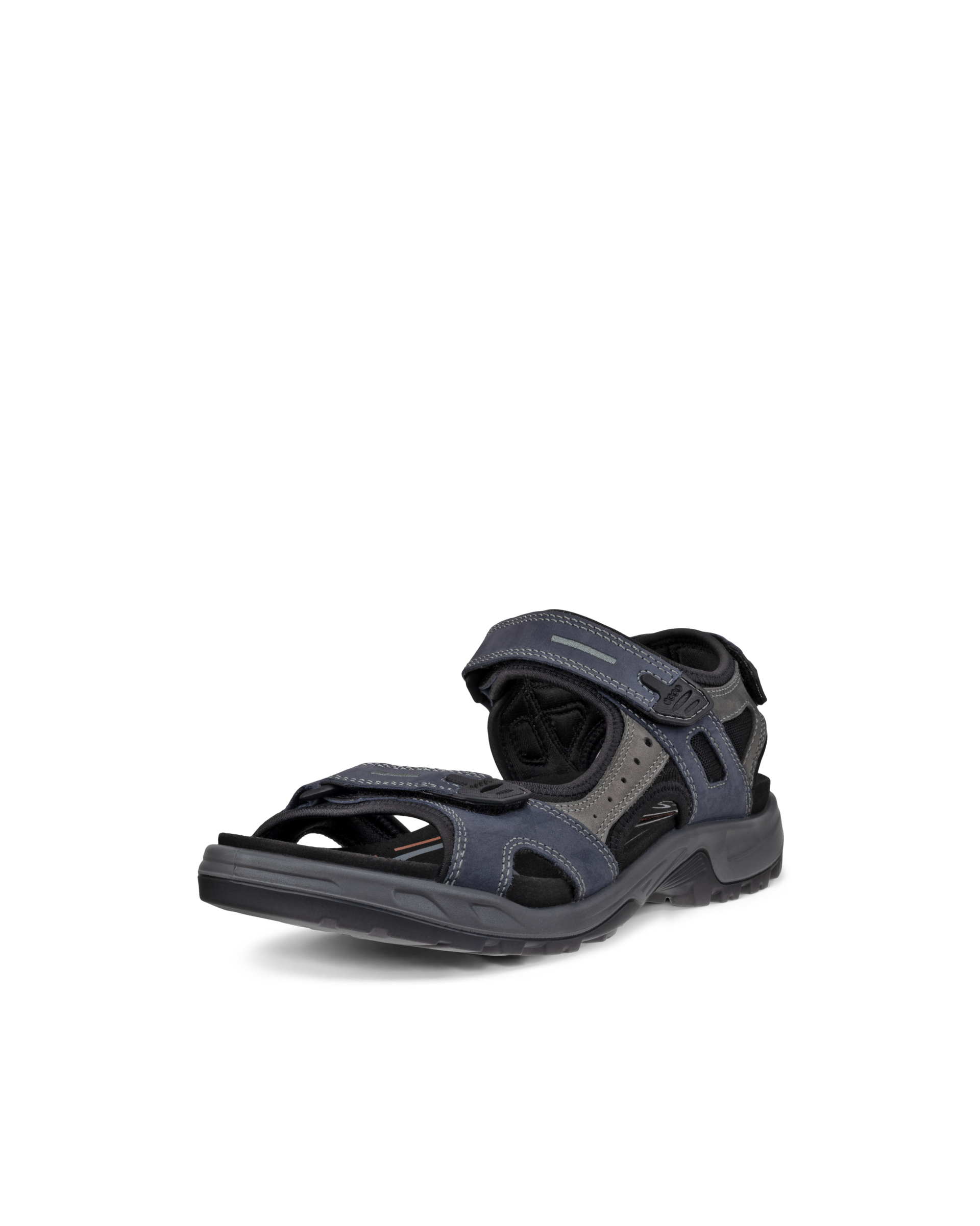 Men's ECCO® Offroad Nubuck Outdoor Sandal - Blue - Main
