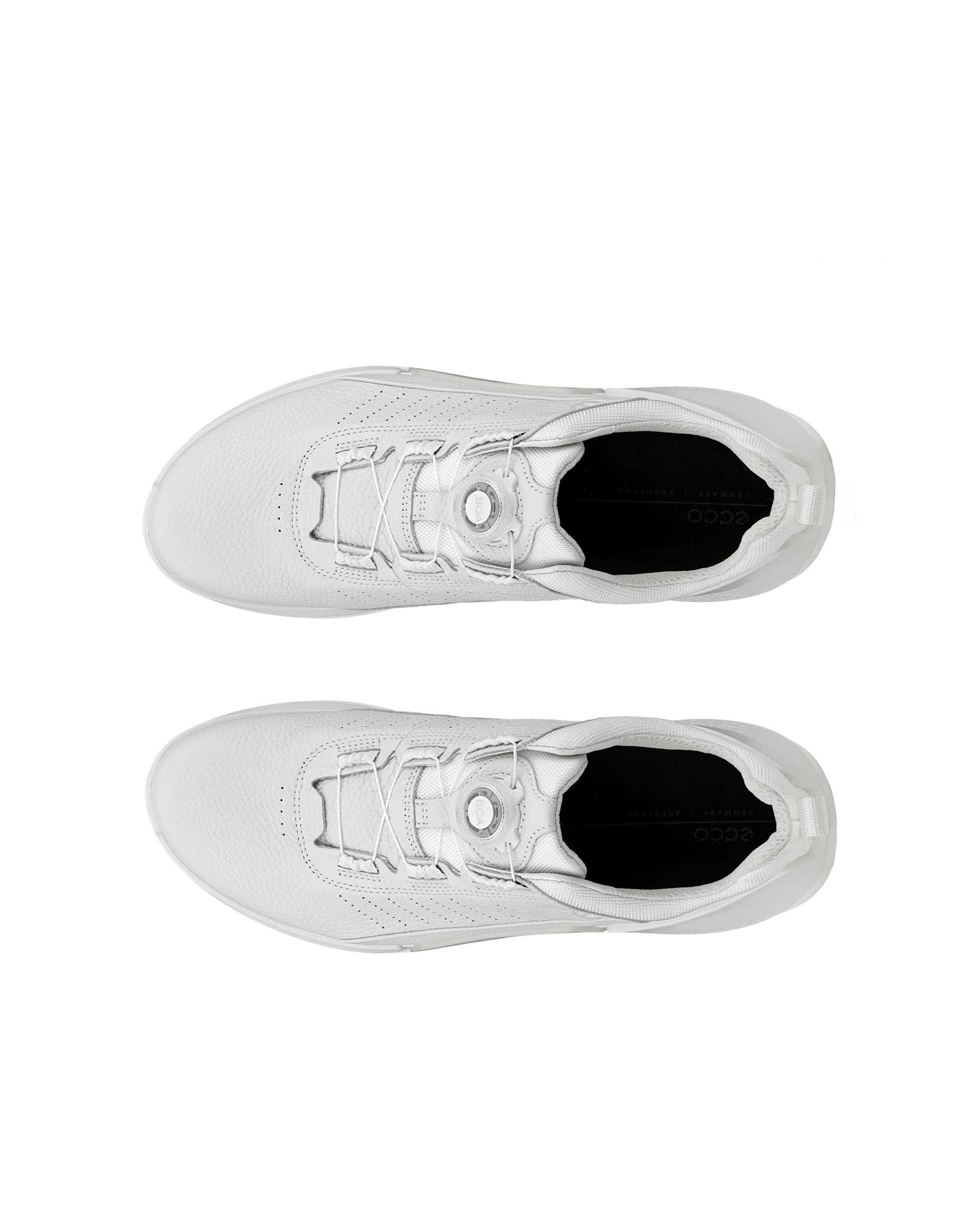 ECCO® Biom 2.0 Herren Sneaker aus Leder & Textil - Weiss - Top left pair