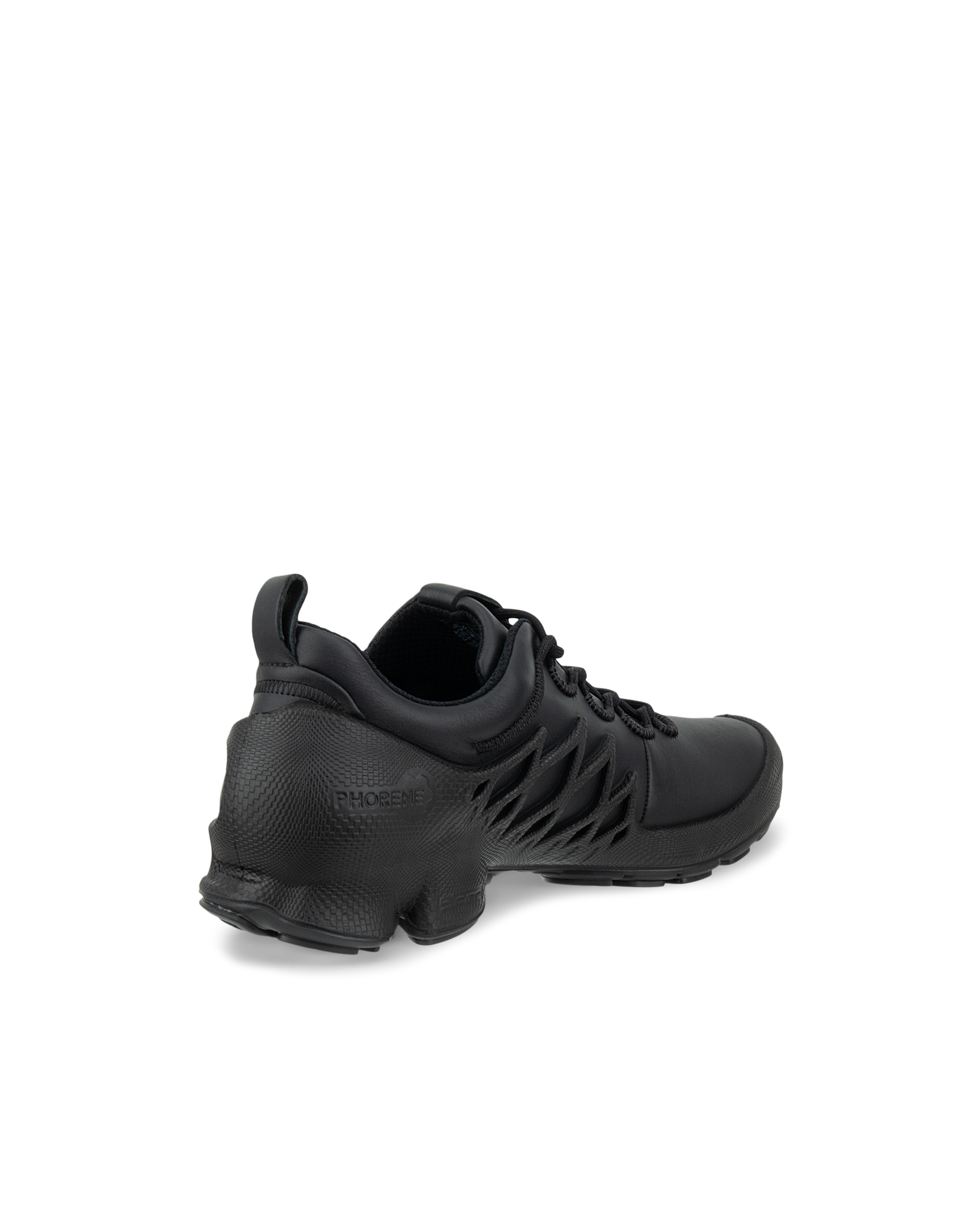Women's ECCO® Biom AEX Leather Shoe - Black - Back