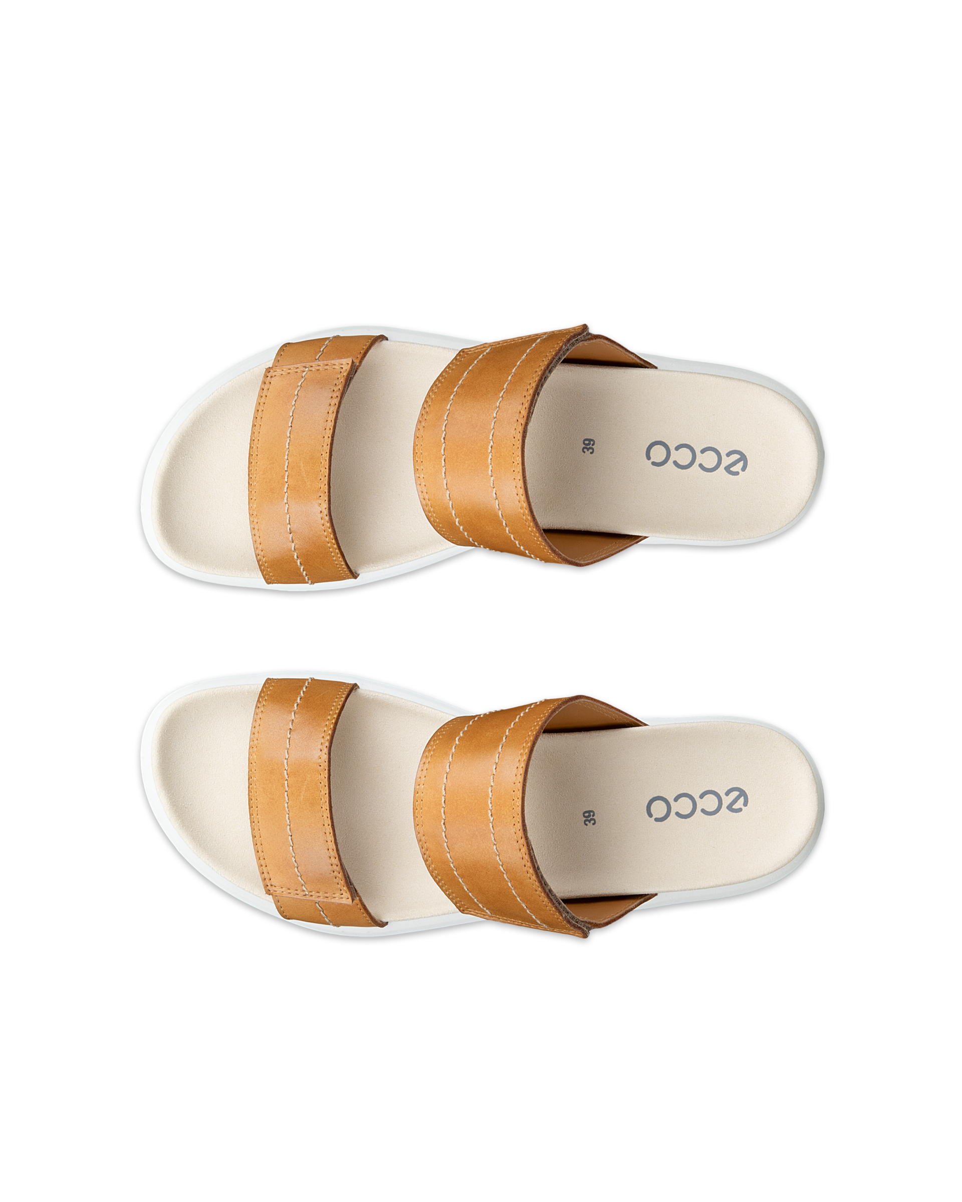 ECCO Soft Sandal — Brown