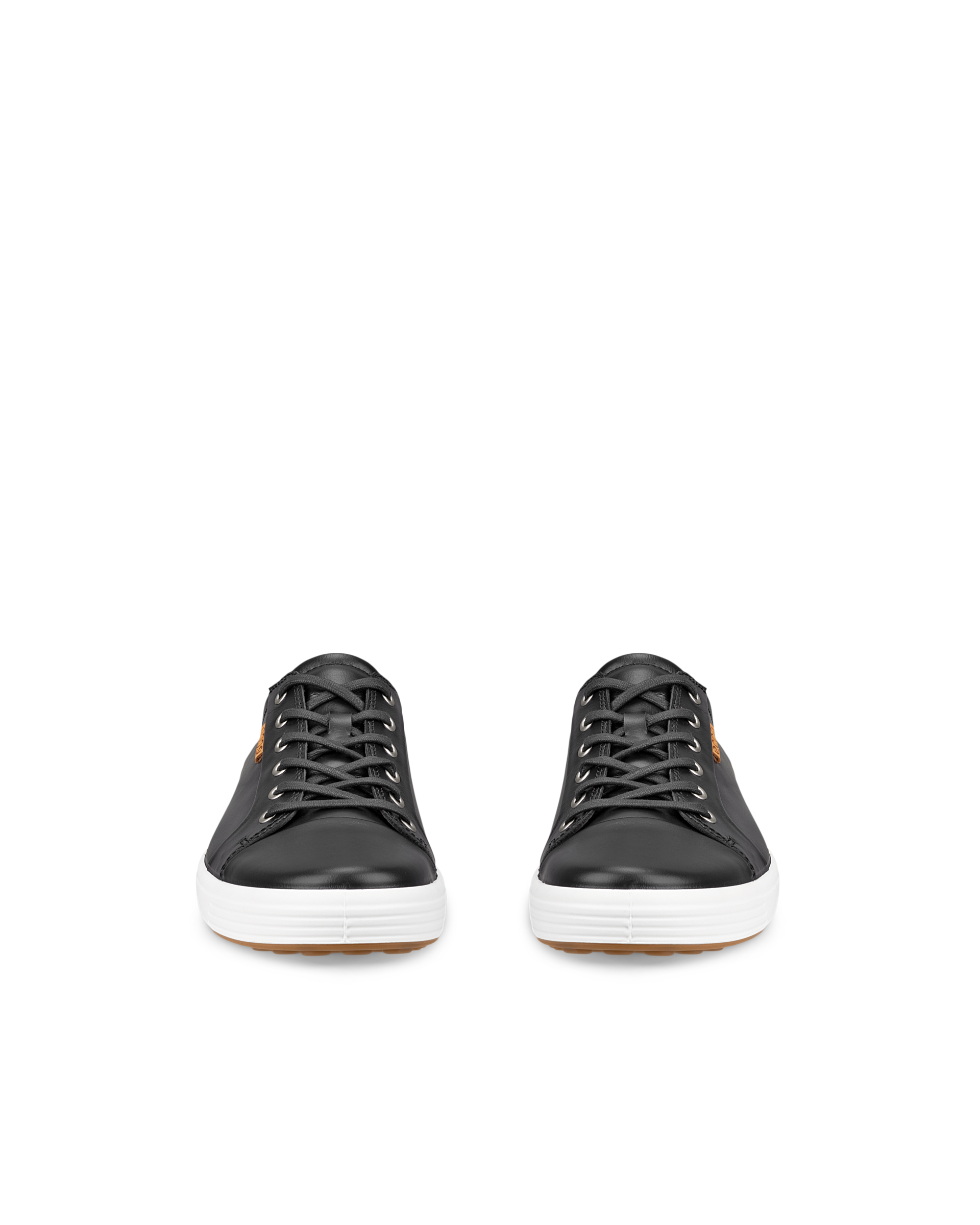 ECCO® Soft 7 Herren Ledersneaker - Schwarz - Front pair