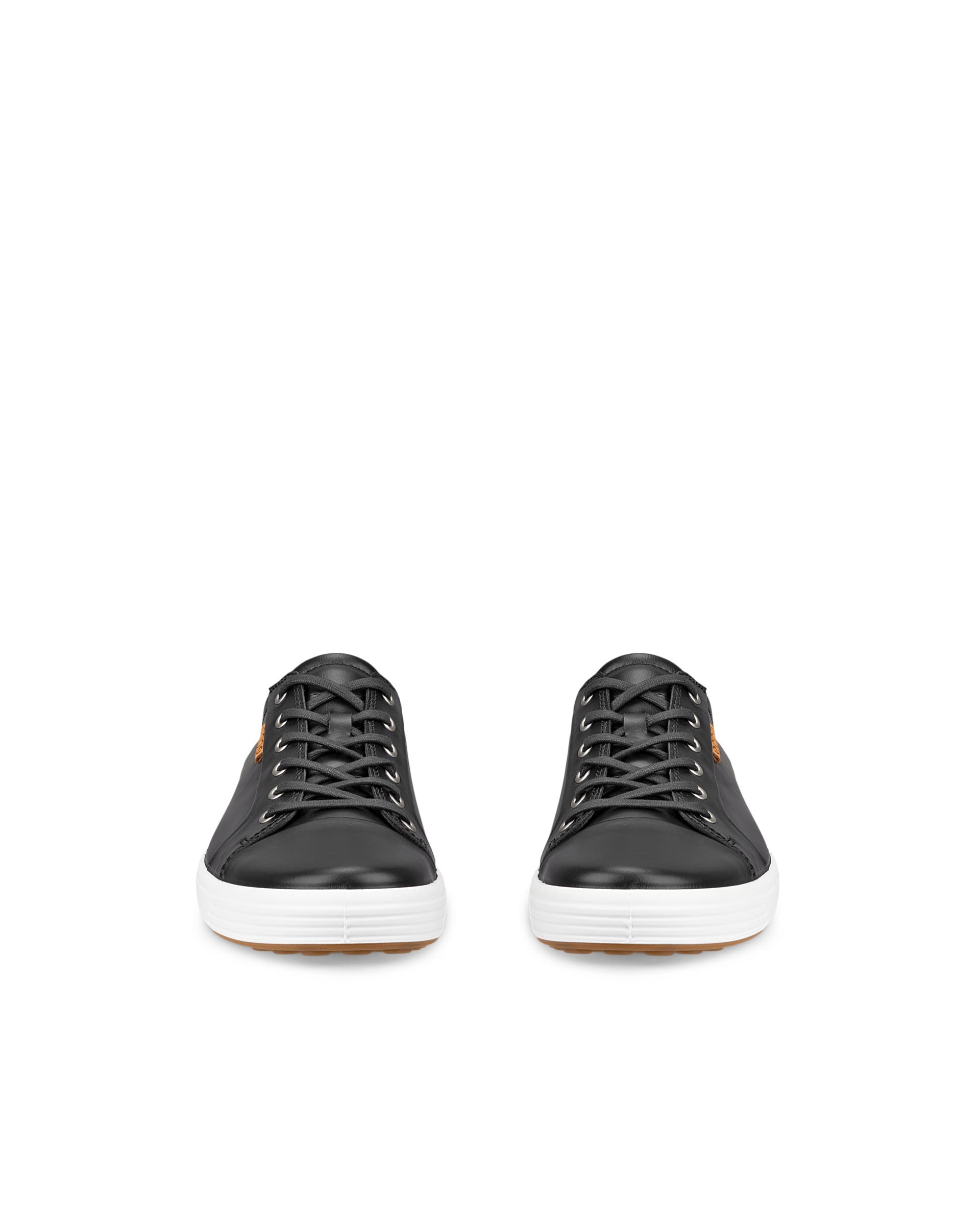 ECCO® Soft 7 Skinnsneaker herr - Svart - Front pair