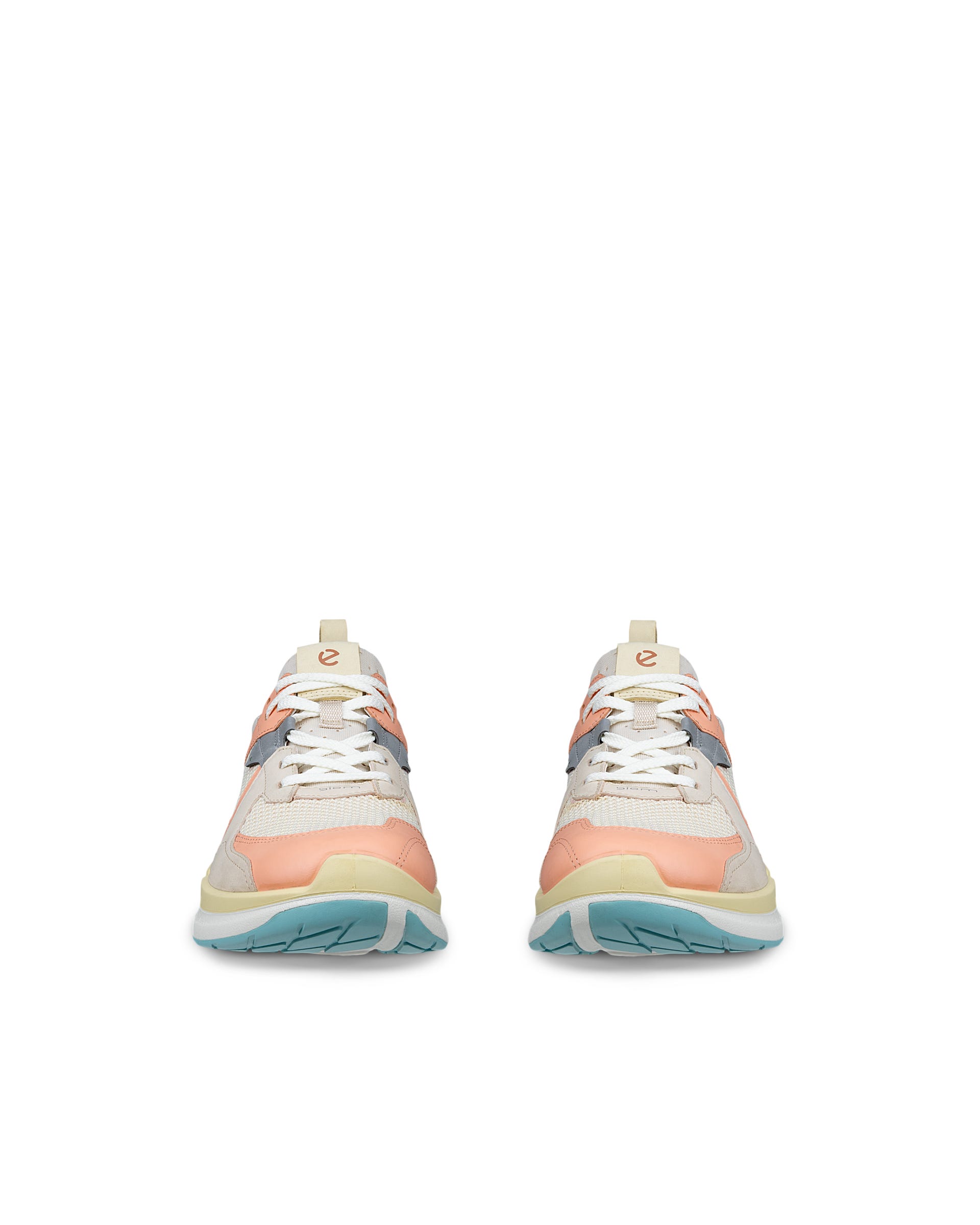 Dámské nubukové tenisky ECCO® BIOM 2.2 - Béžová - Front pair