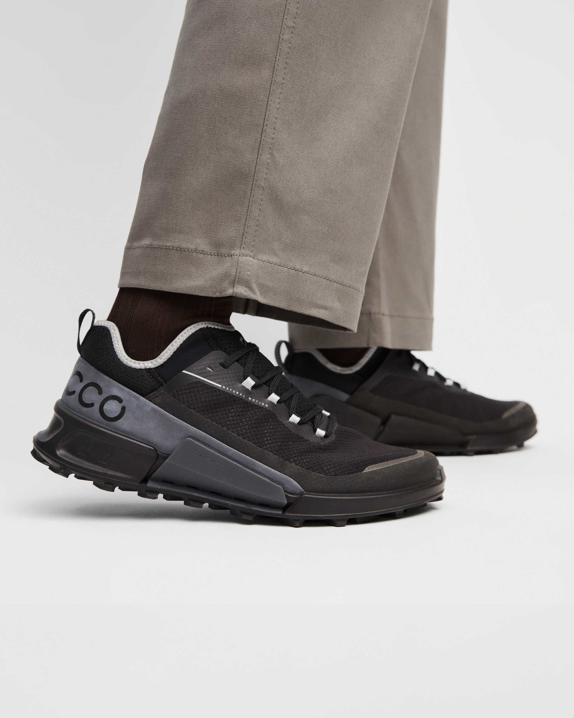 Men's ECCO® BIOM 2.1 X Country Textile Trail Running Shoe - Black - Lifestyle image-1