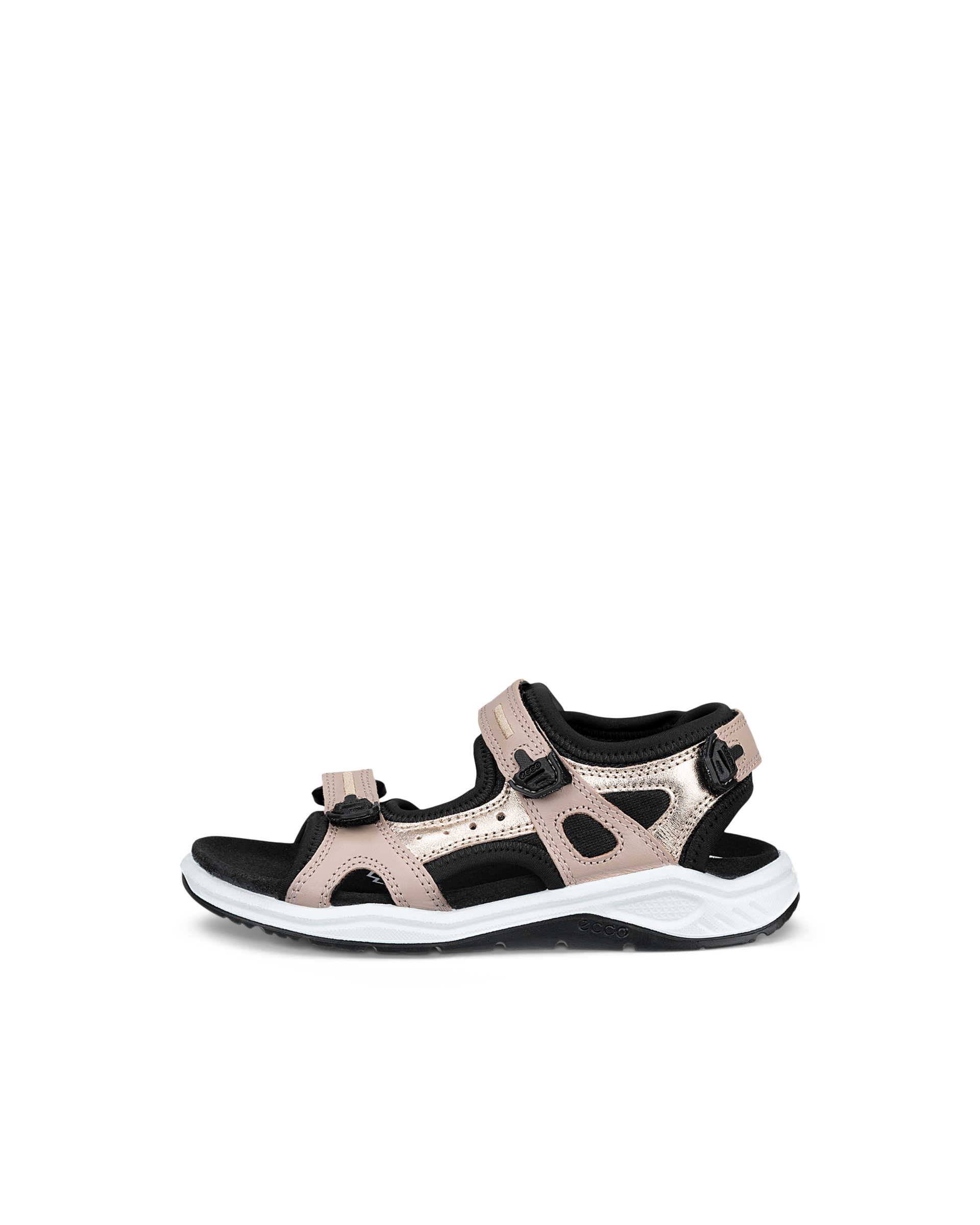 ECCO X-TRINSIC - Kids' Leather Walking Sandal - Beige - 37