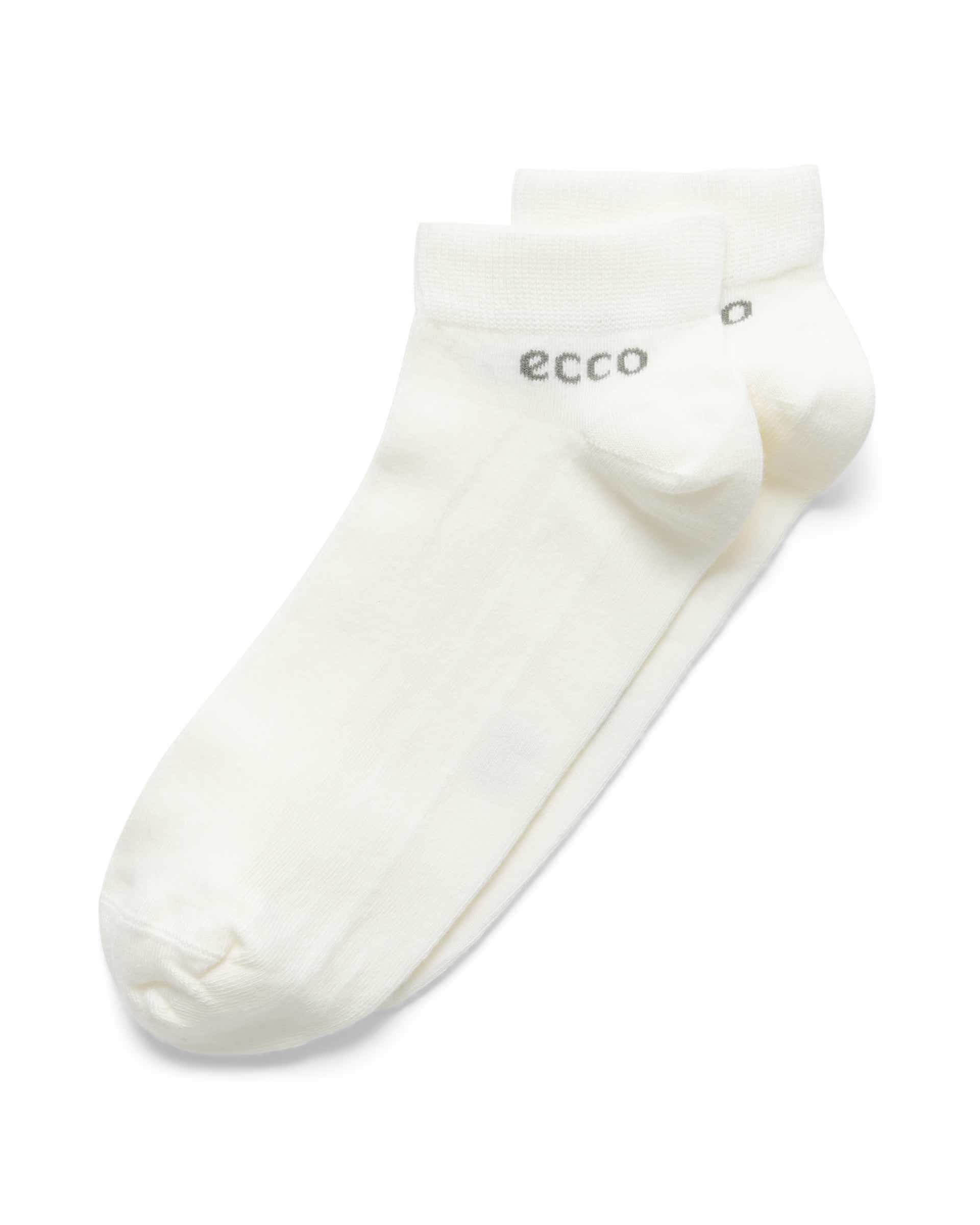 Unisex nízke ponožky (2 páry) ECCO® Longlife - Biela - Detail-2