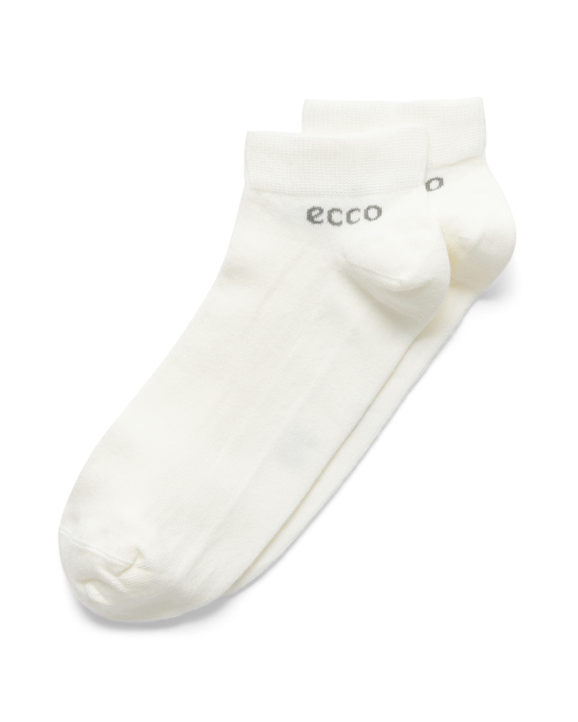 Unisex nízke ponožky (2 páry) ECCO® Longlife - Biela - Detail-2
