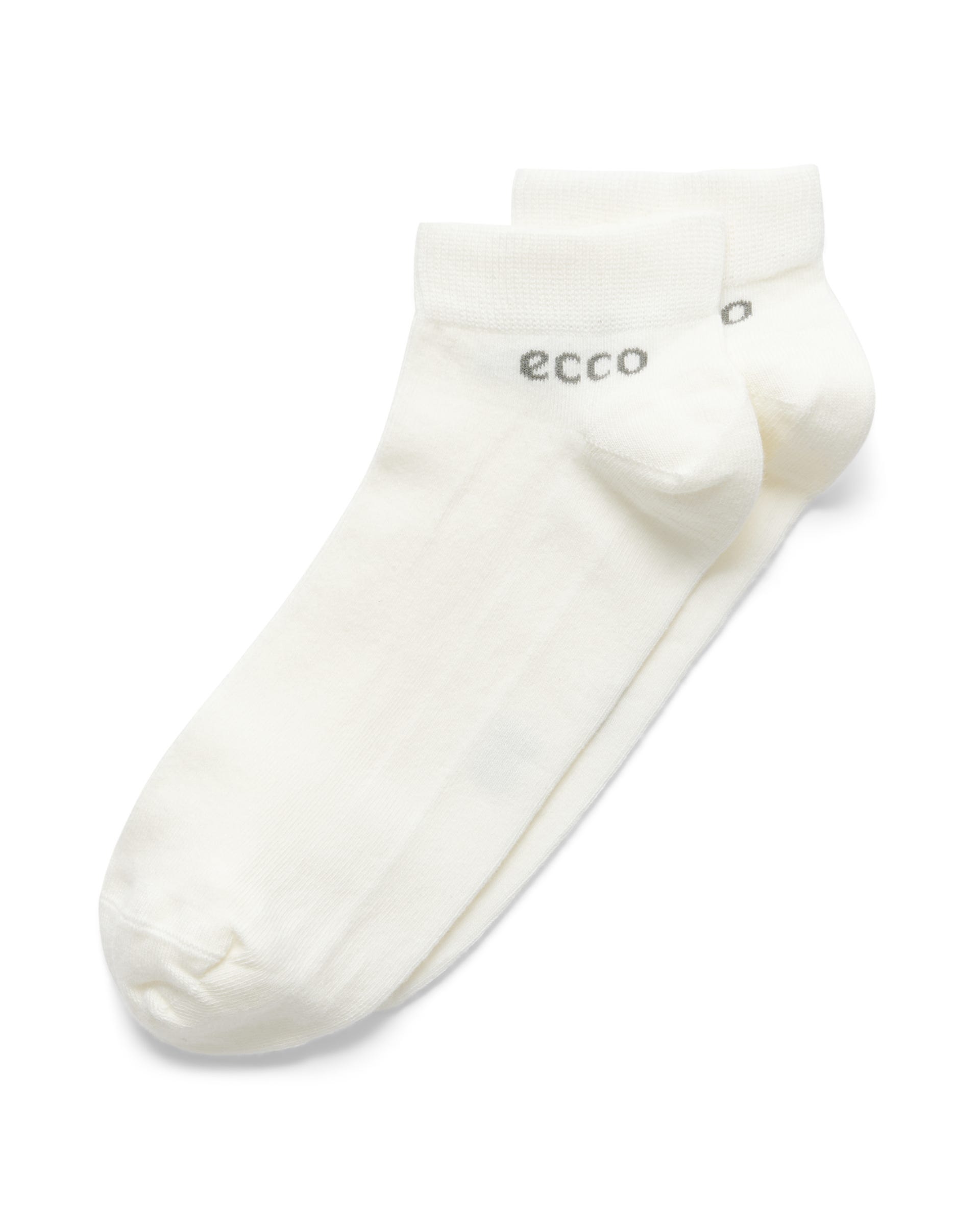 Unisex nízke ponožky (2 páry) ECCO® Longlife - Biela - Detail-2