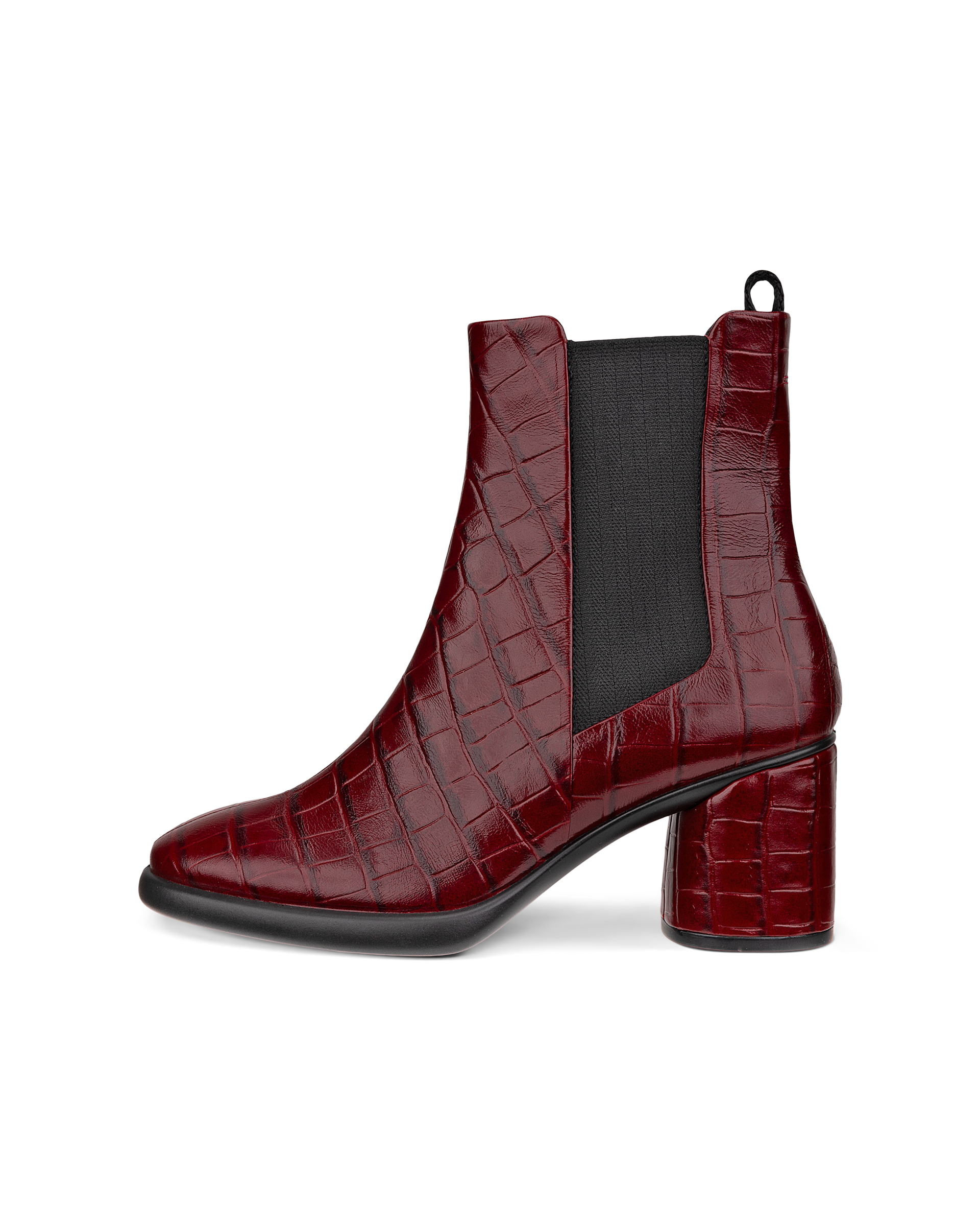 Women's ECCO® Sculpted LX 55 Leather Chelsea Heel Boot | Red