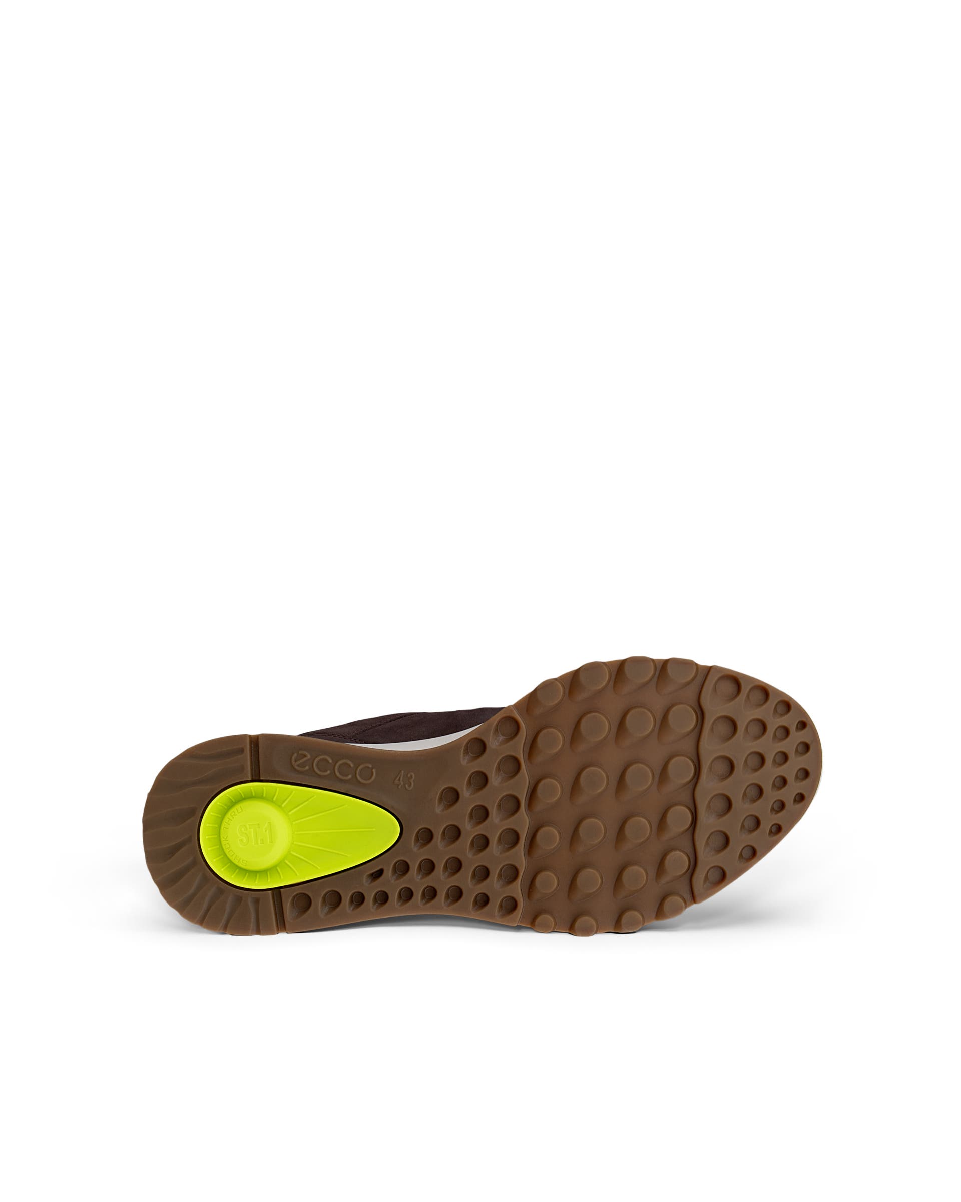 ECCO® Exostride Outdoor nubucksneaker med Gore-Tex herr - Brun - Sole