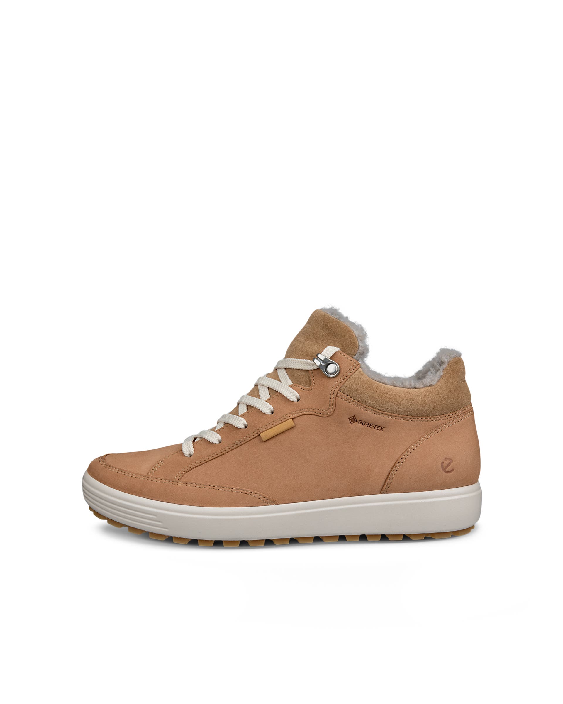 ECCO® Soft 7 Tred Halvhög känga i nubuck med Gore-Tex dam - Brun - Outside