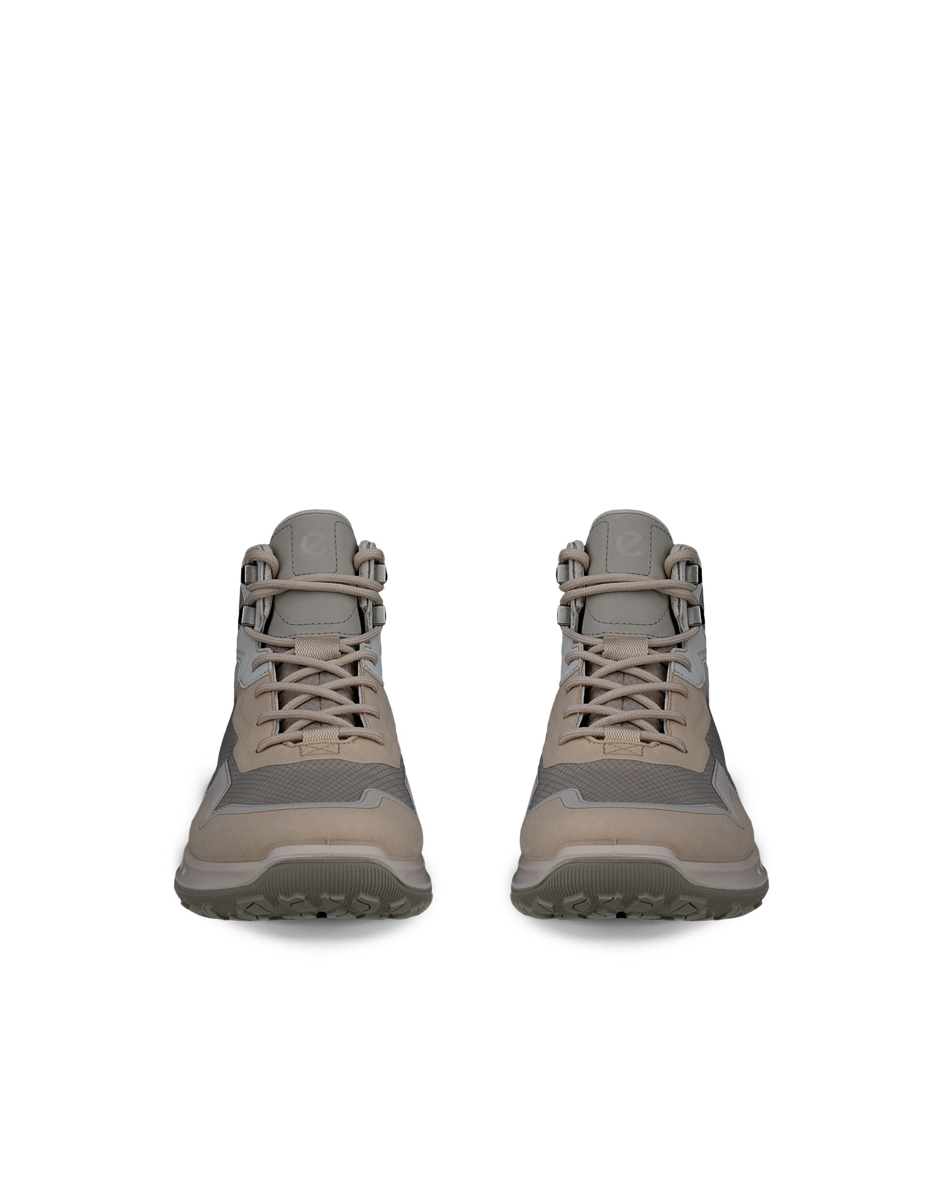 Women's ECCO® ULT-TRN Lace-Up Boot - Beige - Front pair