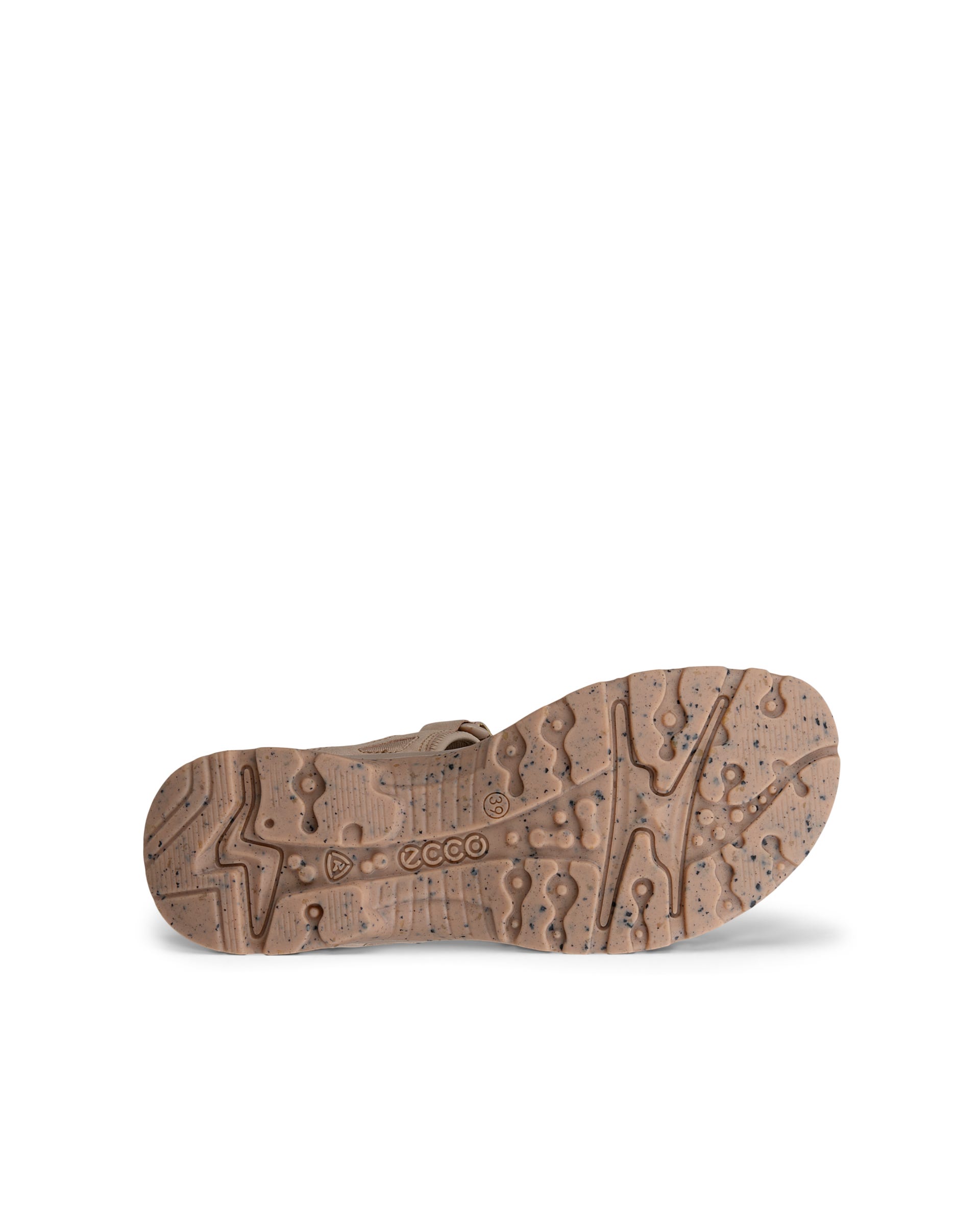 Dámske nubukové trekingové sandále ECCO® Offroad - Béžová - Sole
