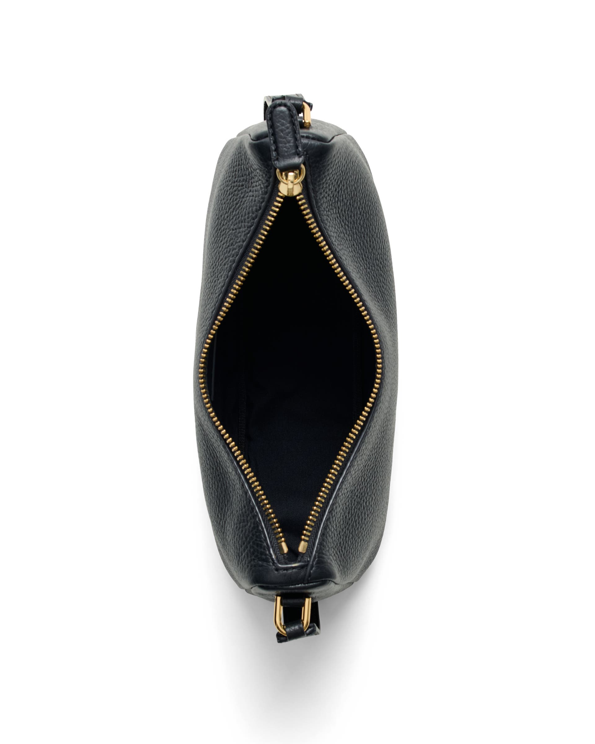 ECCO® Essential skuldertaske i læder - Sort - Birdeye