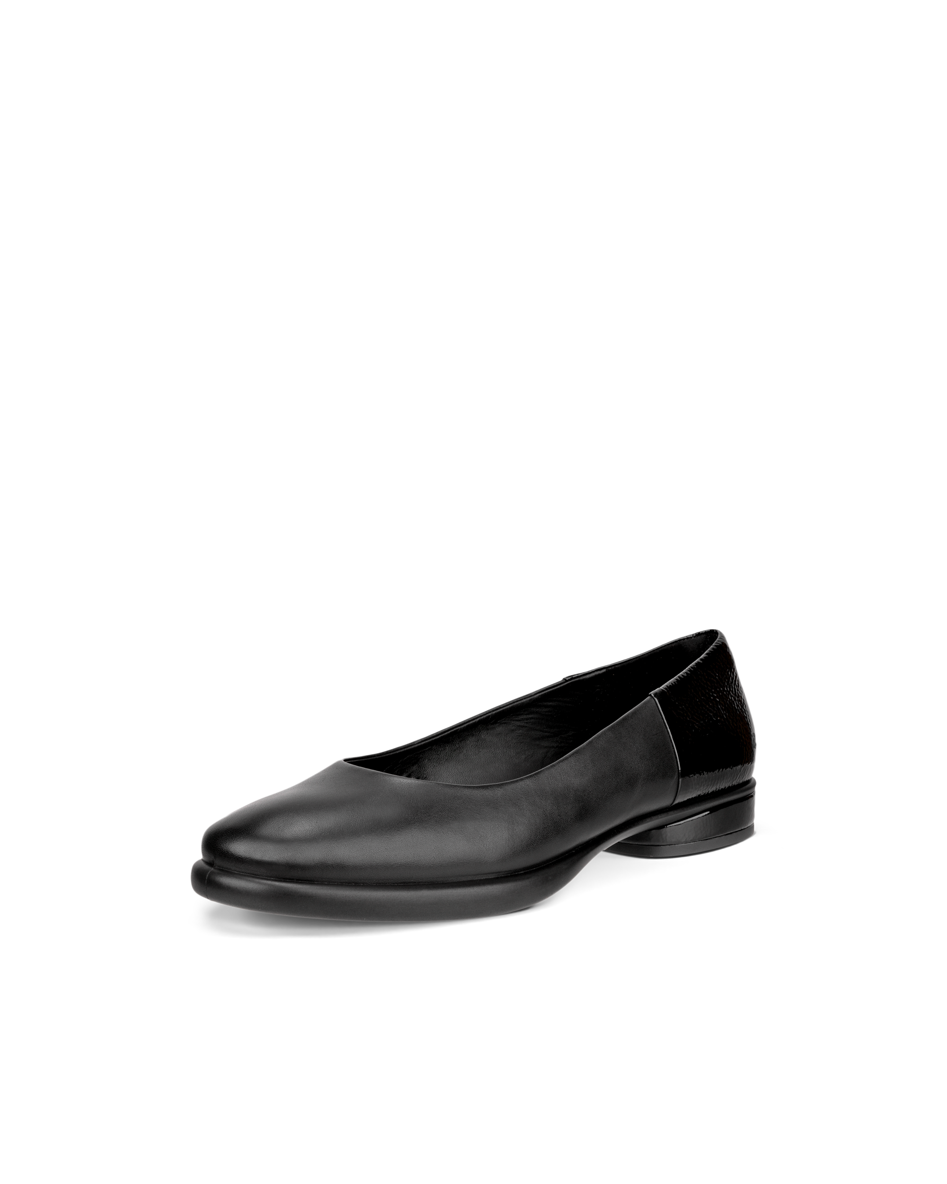Women's ECCOยฎ Sculpted LX Leather Ballerina - Black - Main