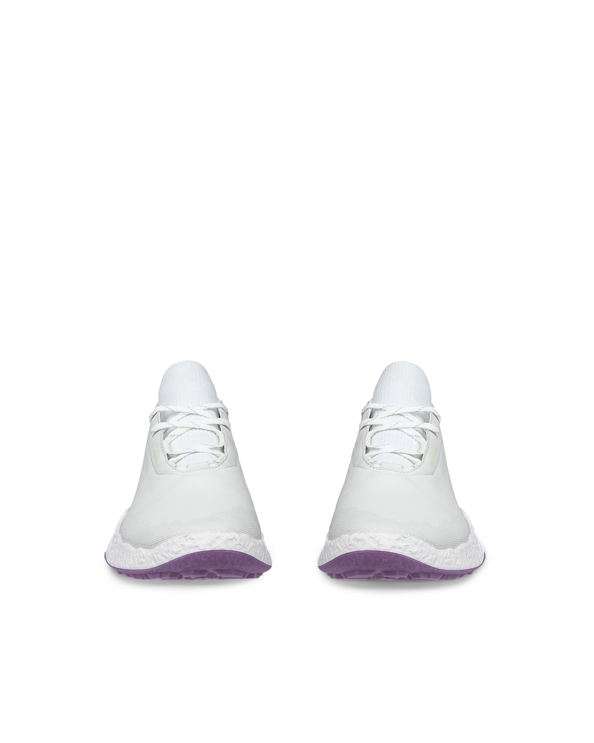 ECCO GOLF BIOM H5 LACE Women ウィメンズ レザーウォータープルーフゴルフシューズ - ホワイト - Front pair