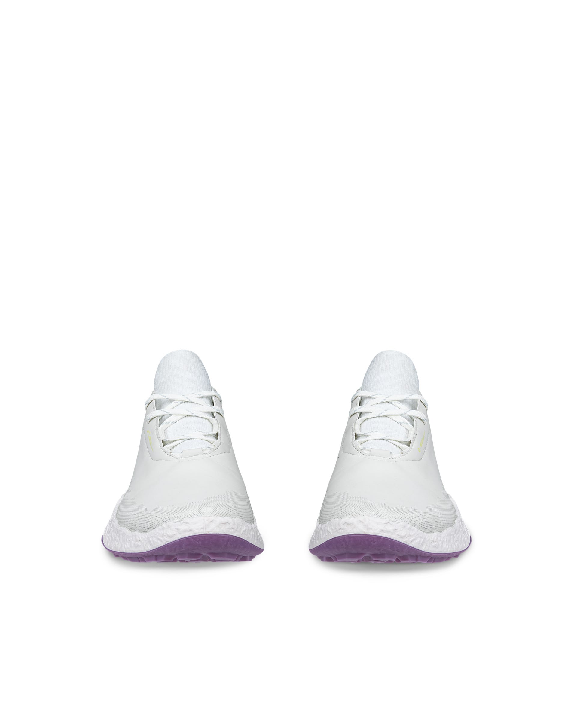 ECCO GOLF BIOM H5 LACE Women ウィメンズ レザーウォータープルーフゴルフシューズ - ホワイト - Front pair