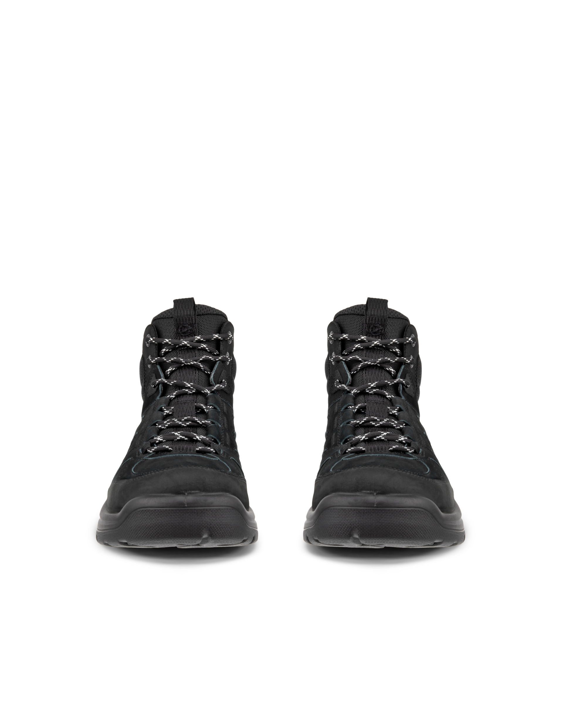 ECCO® Offroad női vízálló nubuk magasszárú bőr kirándulócipő - Fekete - Front pair