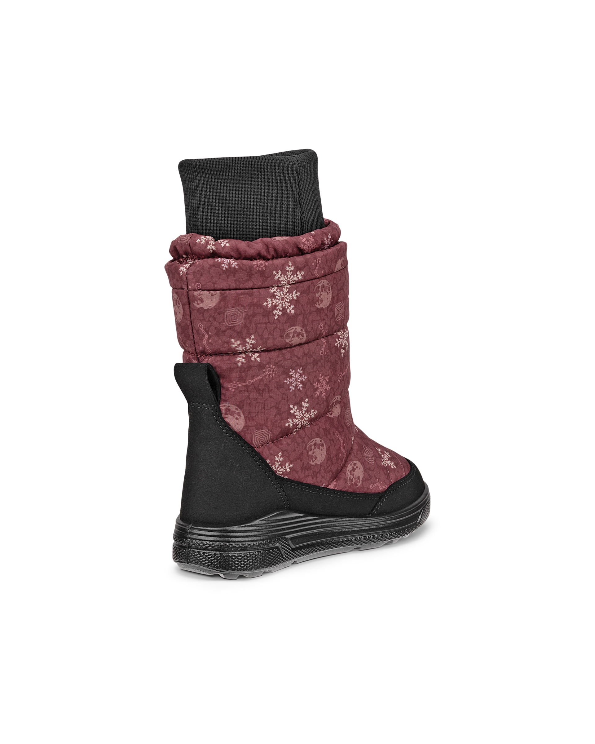 ECCO® URBAN SNOWBOARDER vinterstøvle i vandtæt i tekstil til børn - Flerfarvet - Back