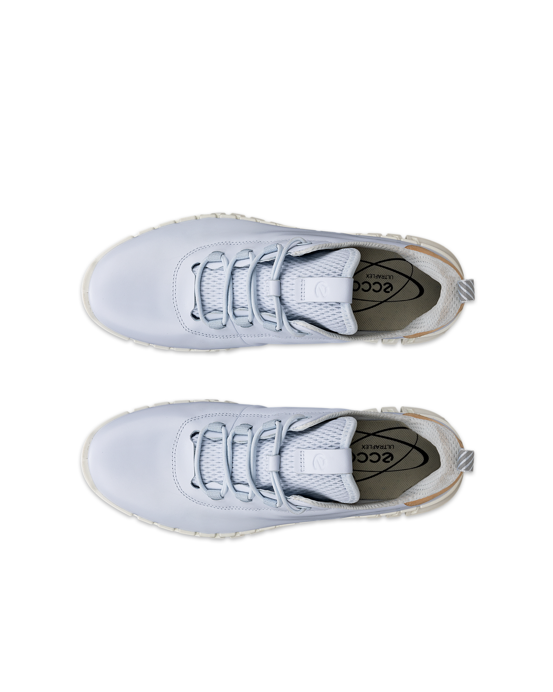 ECCO® Gruuv Damen Ledersneaker - Blau - Top left pair