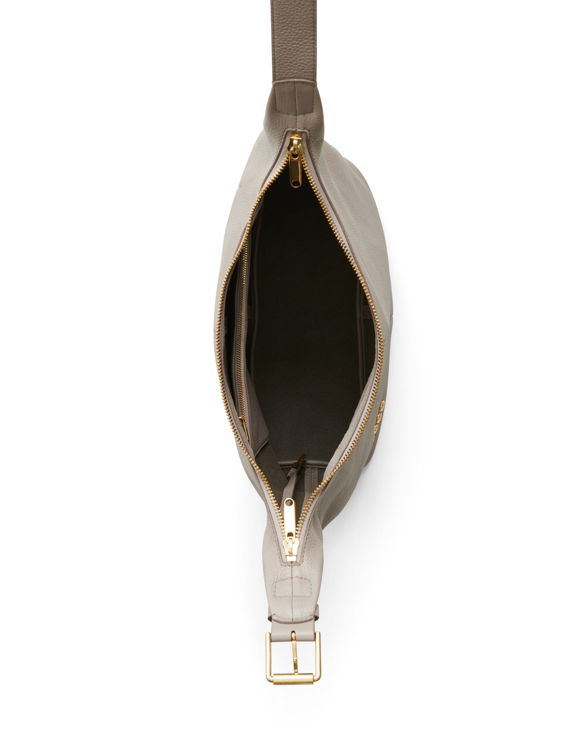 ECCO® Hobo Leather Hobo Bag - Beige - Birdeye